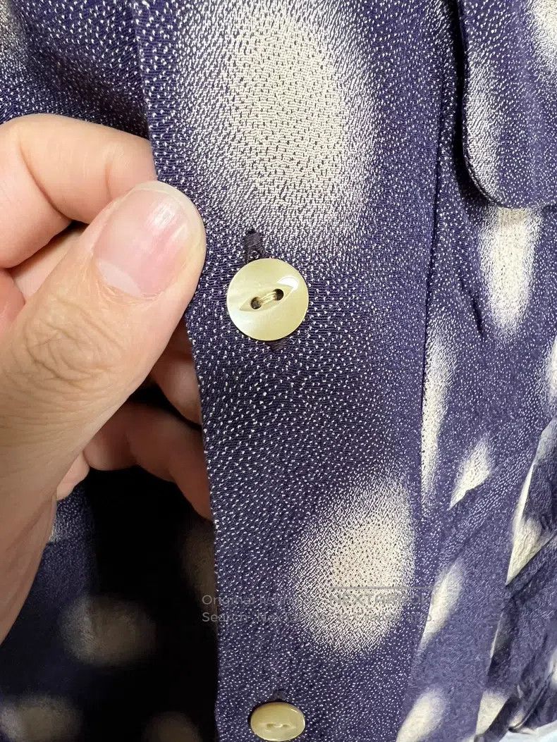 Needles Needles Blue and purple polka-dot shirt Size US M / EU 48-50 / 2 - 4 Thumbnail
