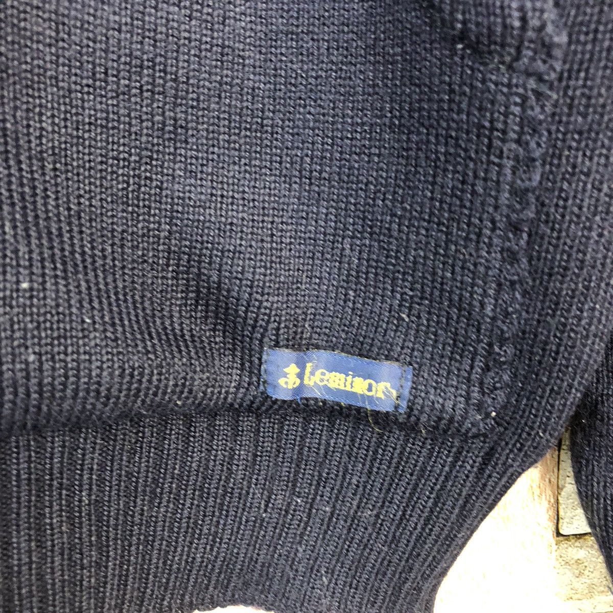 Vintage Leminor Pour Opaque France Dark Blue sweatshirt Hoodie #A712 Size US M / EU 48-50 / 2 - 9 Thumbnail