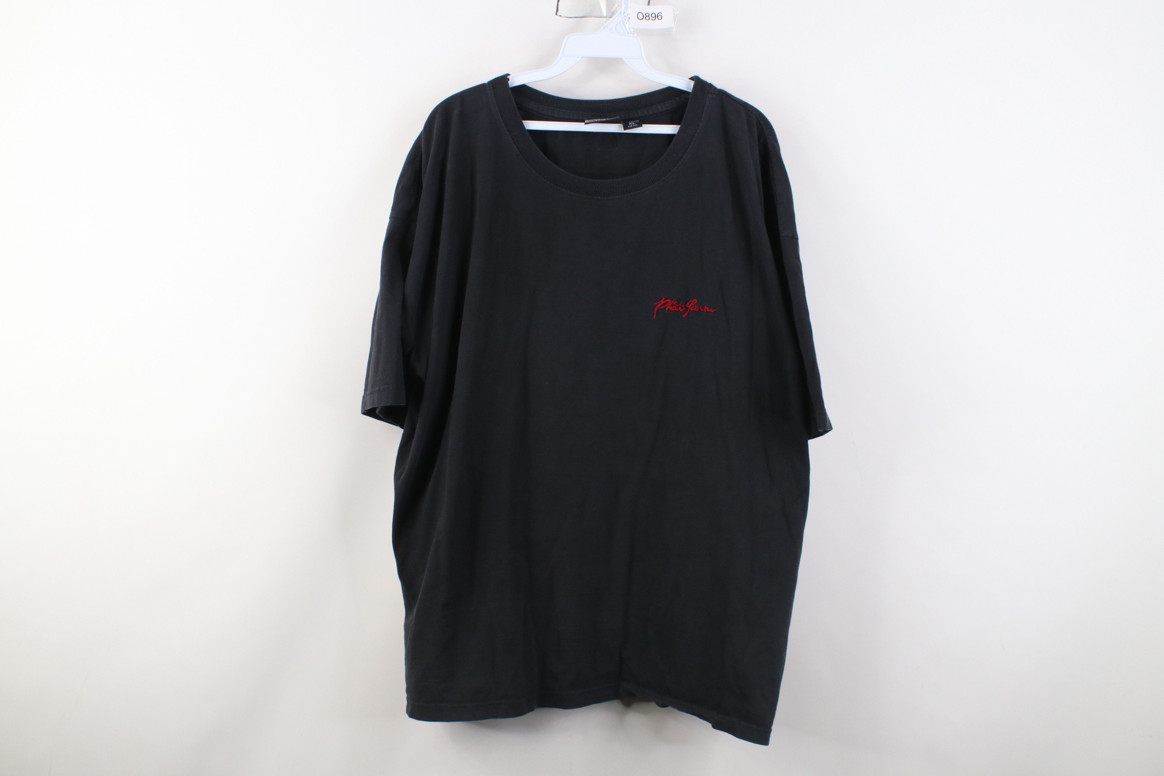 Phat Farm Vintage 90s Y2K Phat Farm Baggy Fit T-Shirt Black Cotton Size US XL / EU 56 / 4 - 1 Thumbnail
