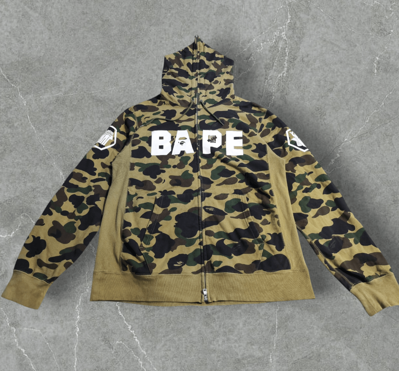 Bape × Undefeated BAPE × Undefeated - 1st Camo Ronin Full Zip Hoodie Rare Size US XXL / EU 58 / 5 - 5 Thumbnail