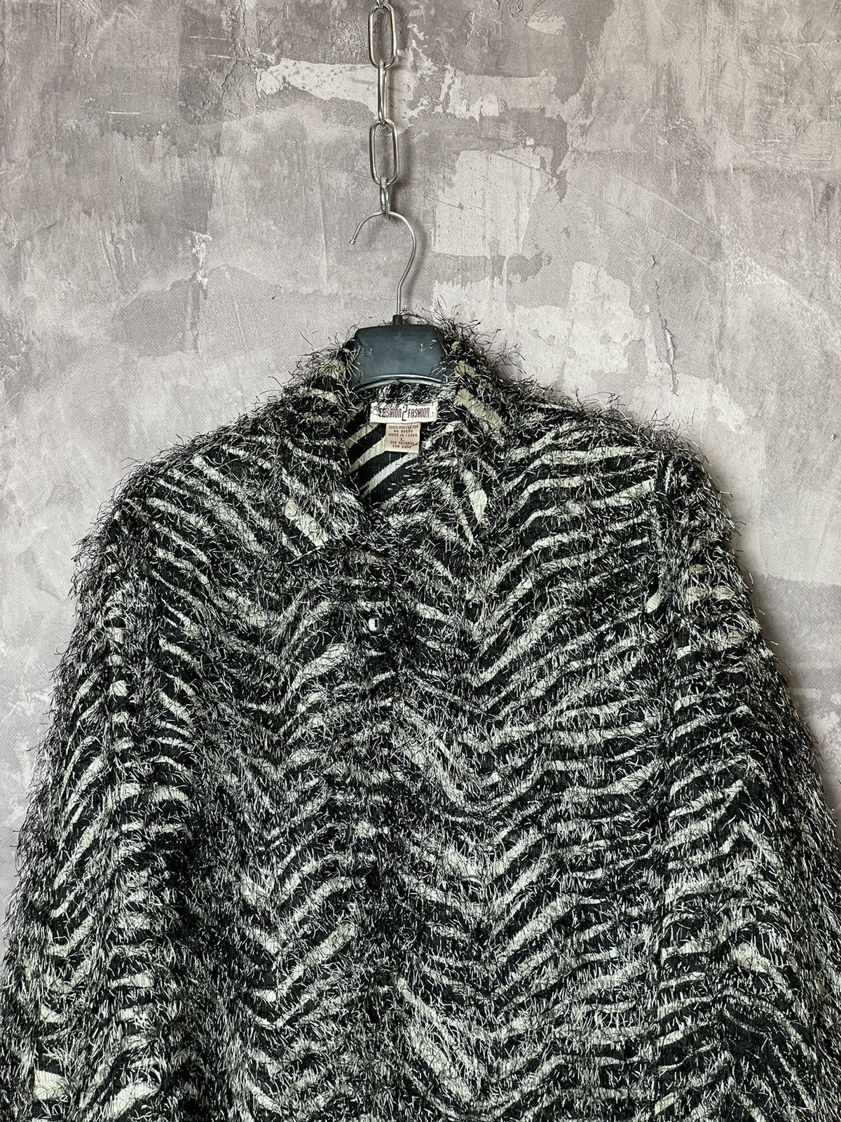 Vintage Avant Garde Vintage Fur Faux Jacket y2k Size L / US 10 / IT 46 - 2 Thumbnail