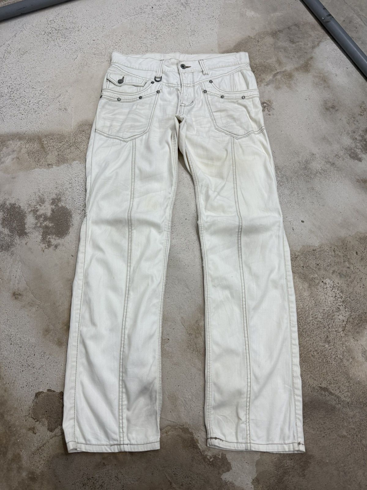 HIDEAWAYS Hideaways Nicole Whisker Studded Chain Pockets Size US 31 - 1 Thumbnail