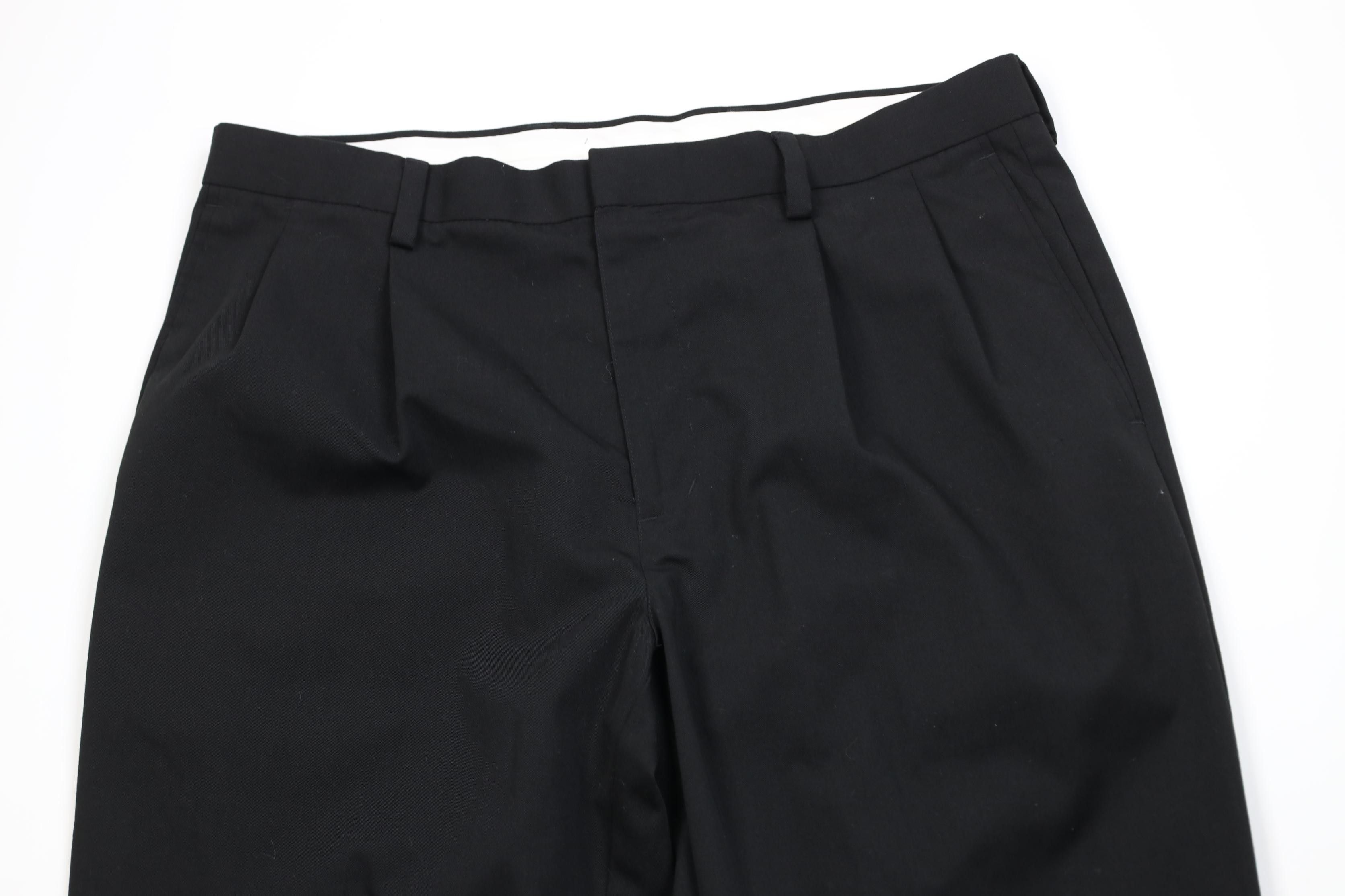 Vintage Vintage 90s Y2K Streetwear Gabardine Blend Wide Leg Pants Size US 38 / EU 54 - 2 Thumbnail