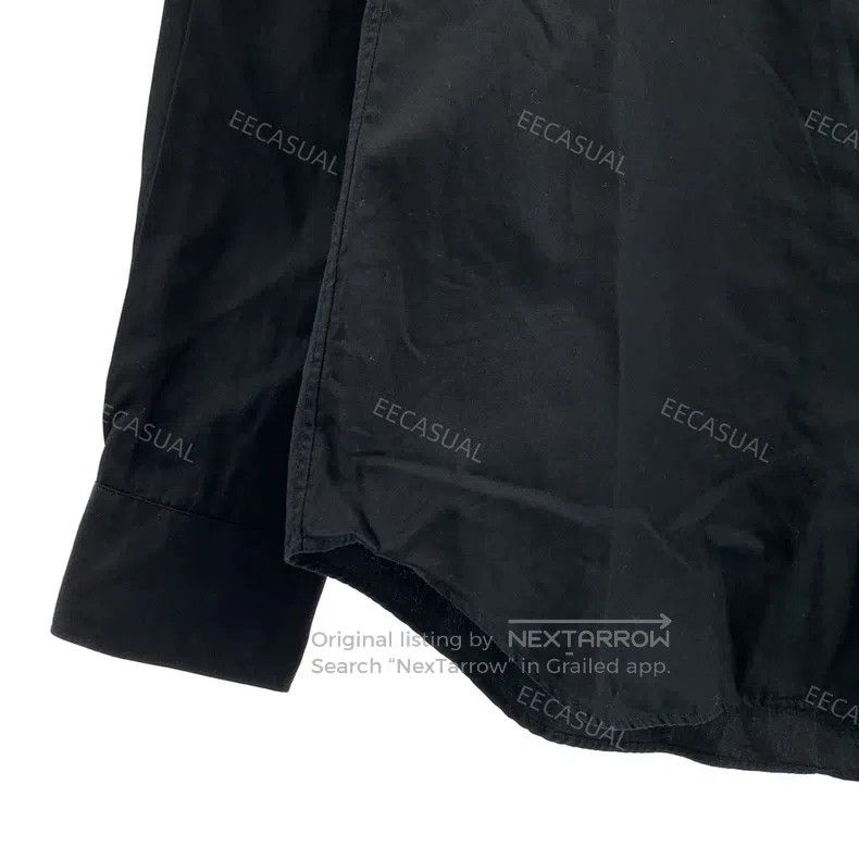 Comme des Garcons Comme Des Garcons Black Cotton Round Neck Ruffle Hem Women Size S / US 4 / IT 40 - 3 Thumbnail