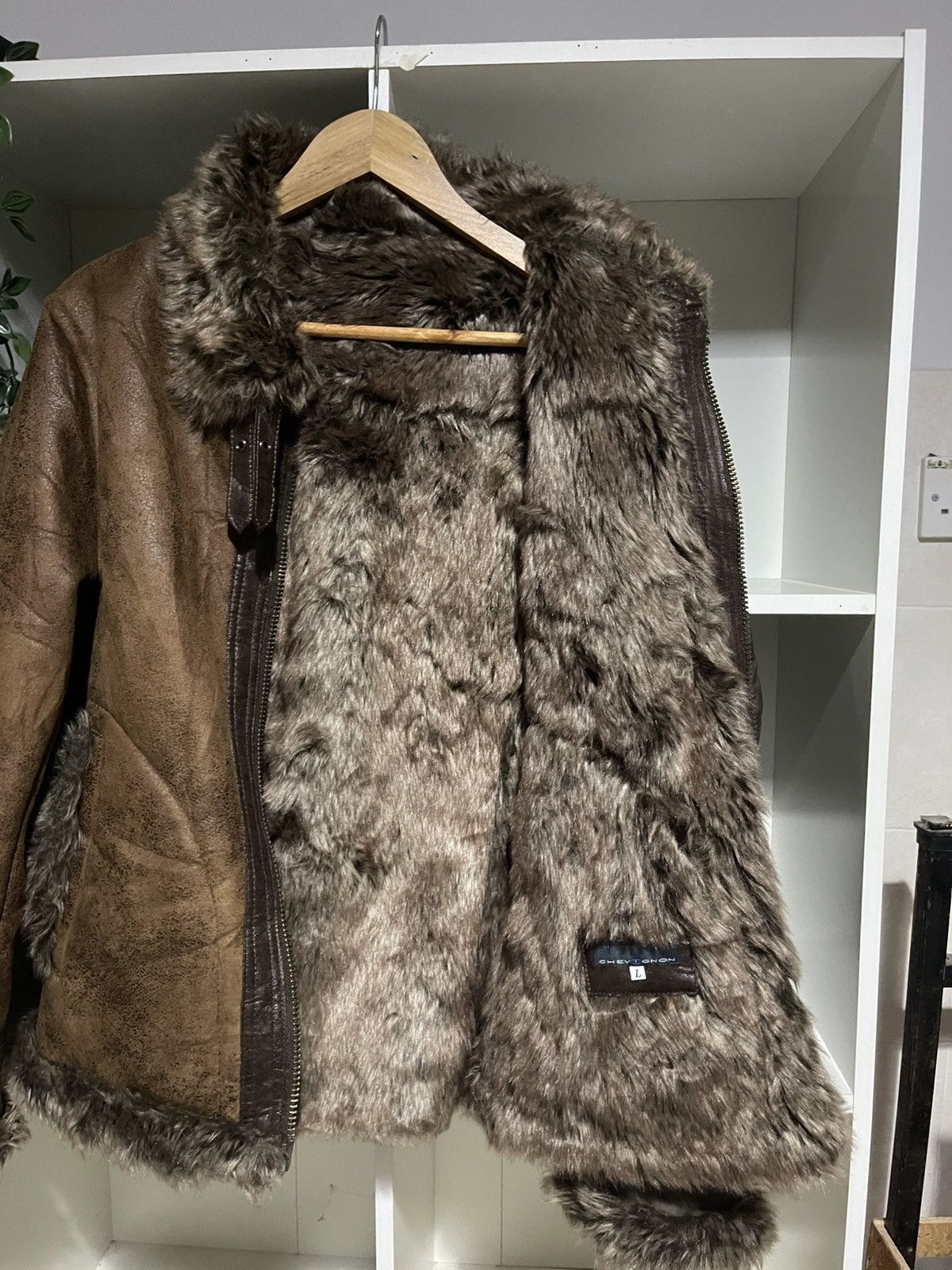 Chevignon Vintage Chevignon Suede Faux Fur Jacket Size US M / EU 48-50 / 2 - 3 Thumbnail