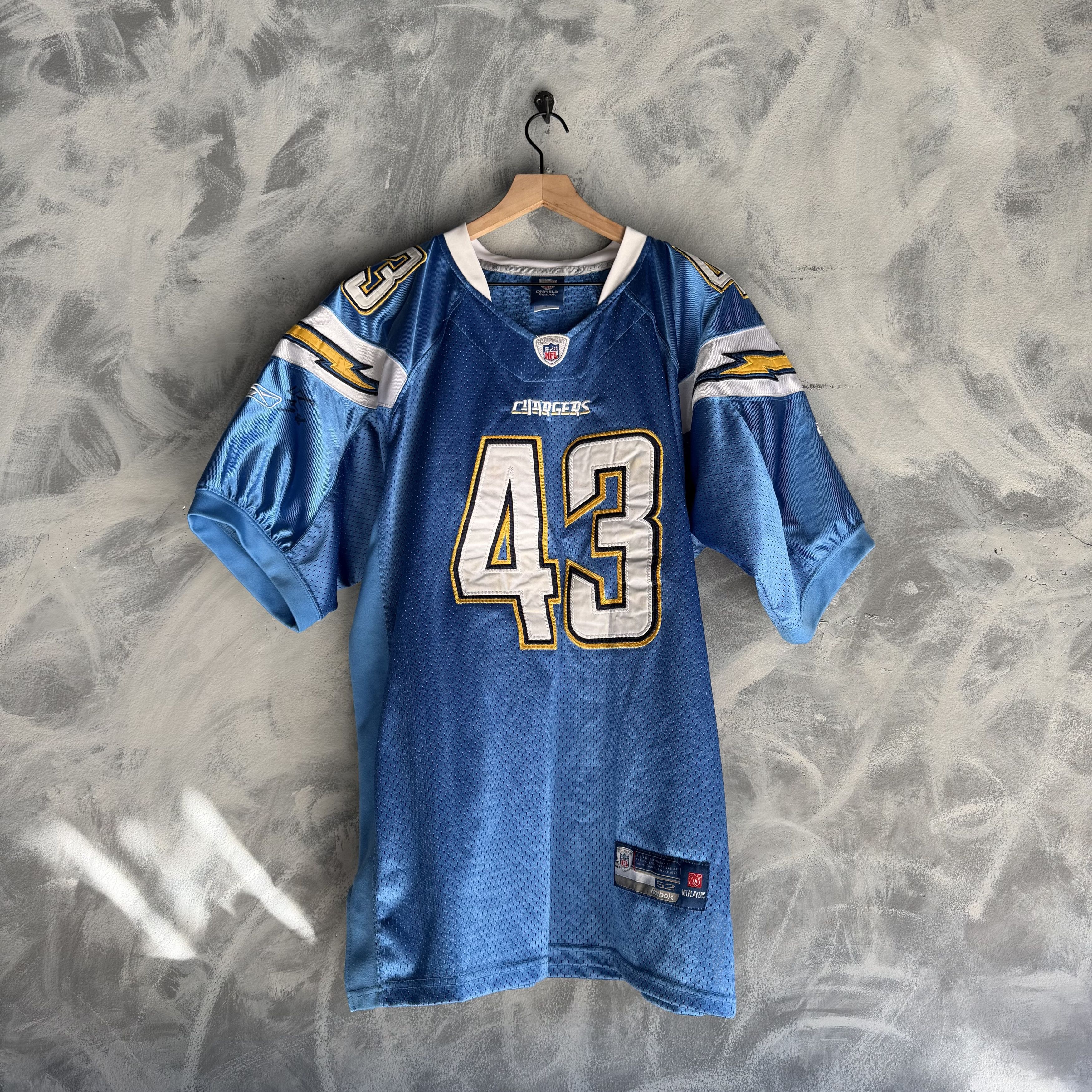 Reebok VTG CHARGERS Darren Sproles Jersey SZ 52 Sewn Signed #43 Size US XL / EU 56 / 4 - 2 Thumbnail