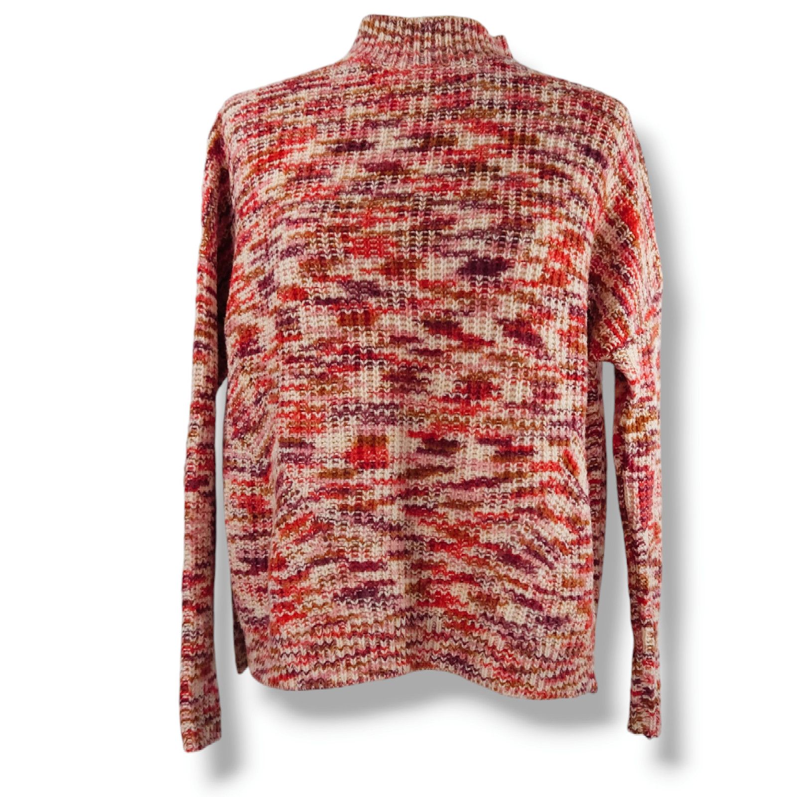 Other EUC Velvet Wool Blend Oversize Mock Neck Sweater Sz. XS Size XS / US 0-2 / IT 36-38 - 2 Thumbnail