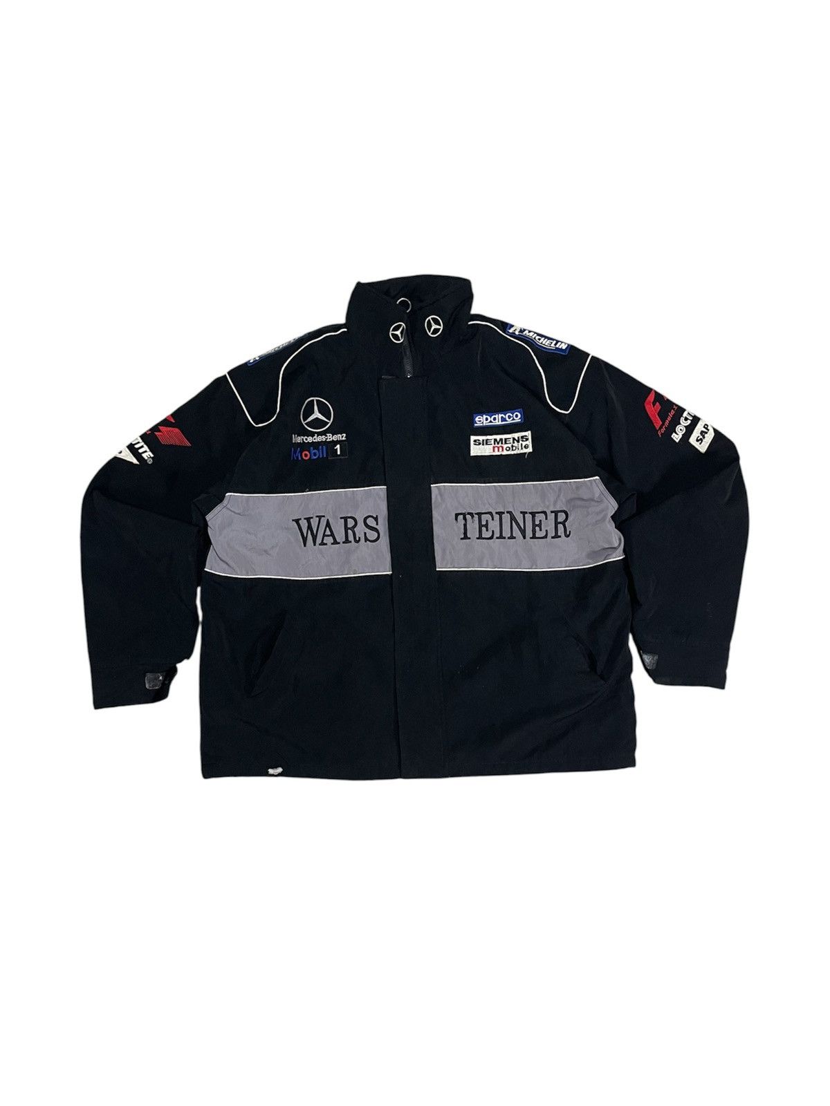 Mercedes-Benz 2000s MARCEDES - BENZ MCLAREN TEAM RACING JACKET DISTRESSED Size US XL / EU 56 / 4 - 1 Thumbnail