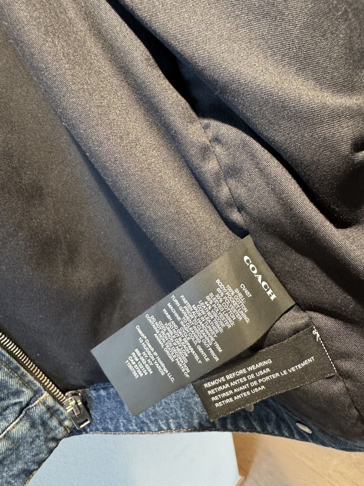 Coach Coach Zip Denim Jacket Size US L / EU 52-54 / 3 - 7 Thumbnail