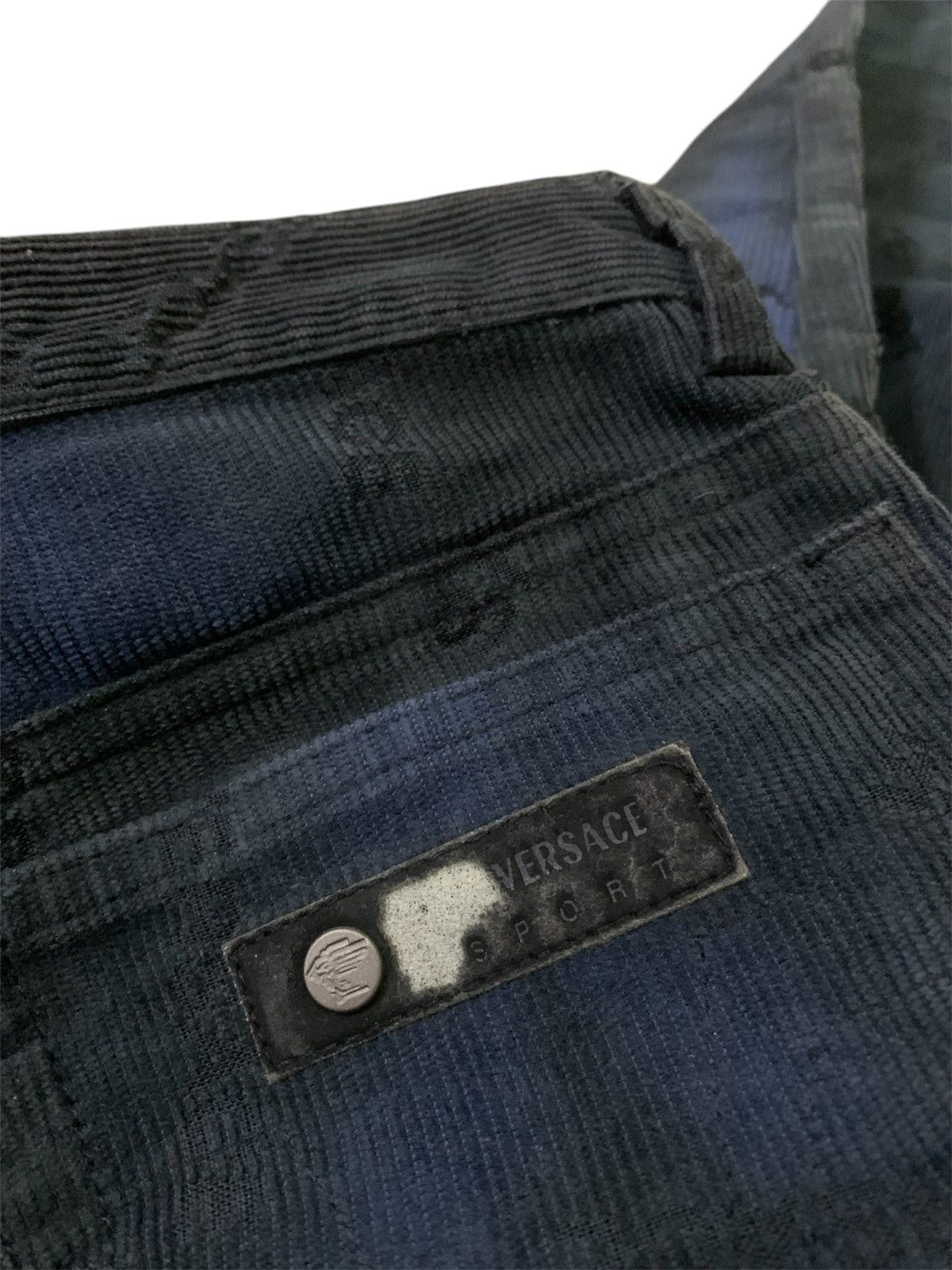 Versace 💥Versace Sport Monogram Corduroy Pant Size 28" / US 6 / IT 42 - 5 Thumbnail
