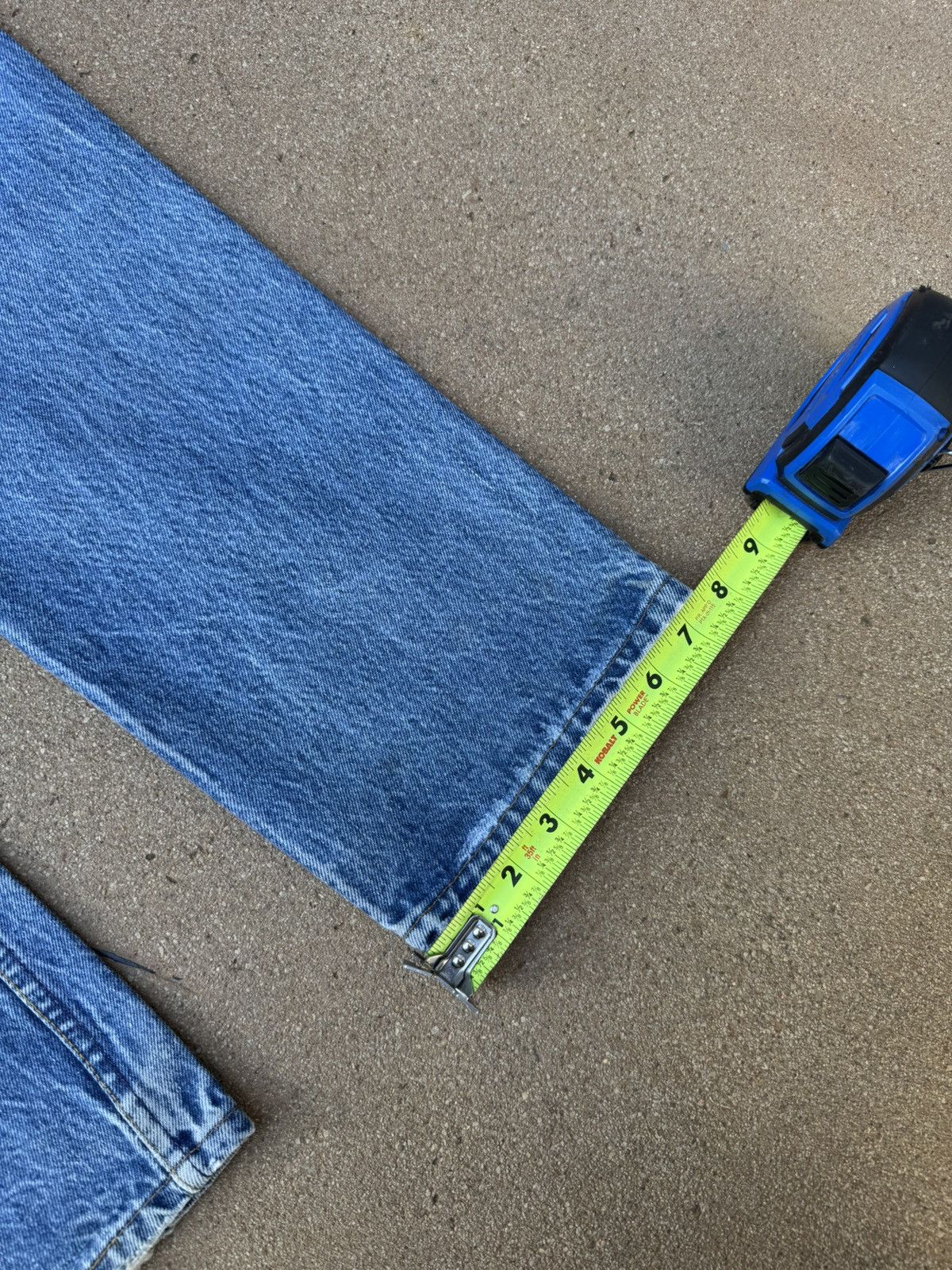 Levi's × Vintage Vtg 90’s Levi’s 501xx Buttonfly Straight Faded Jeans 29x27 Size US 29 - 11 Thumbnail