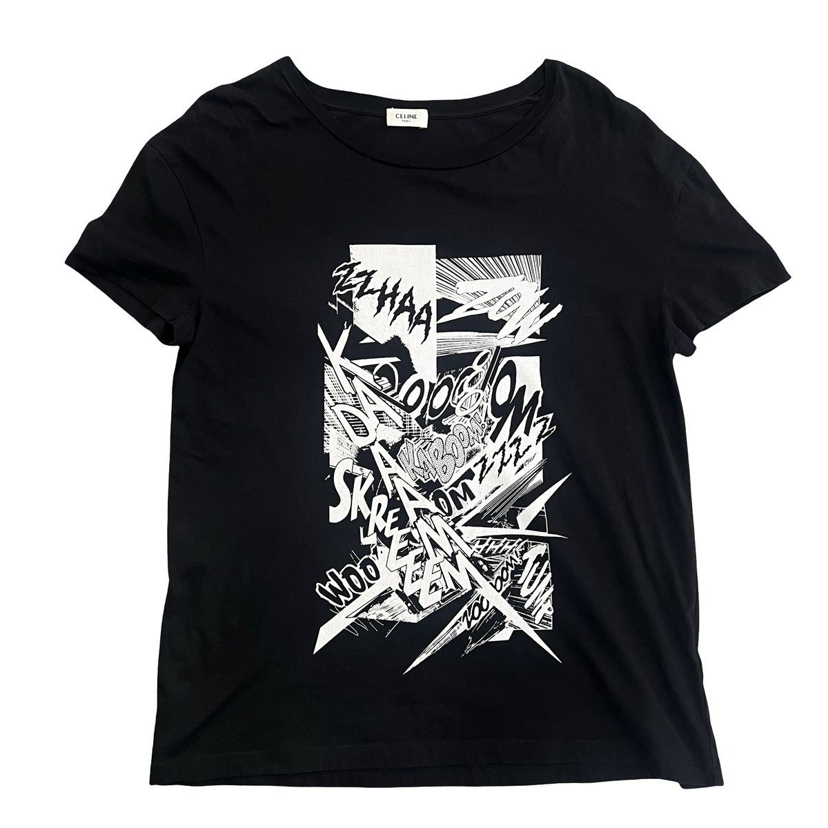 Celine CELINE 2019SS Christian Marclay “ZOOOM” PRINT T-SHIRT BLACK Size US S / EU 44-46 / 1 - 1 Thumbnail