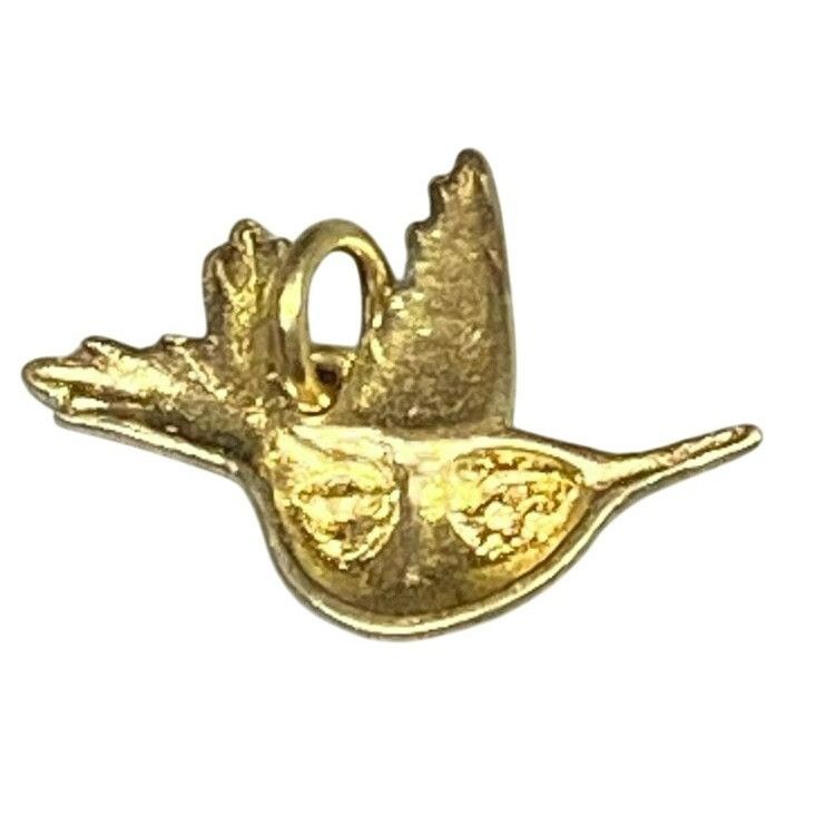 Other Gold-Toned Hummingbird Charm Pendant Size ONE SIZE - 3 Thumbnail