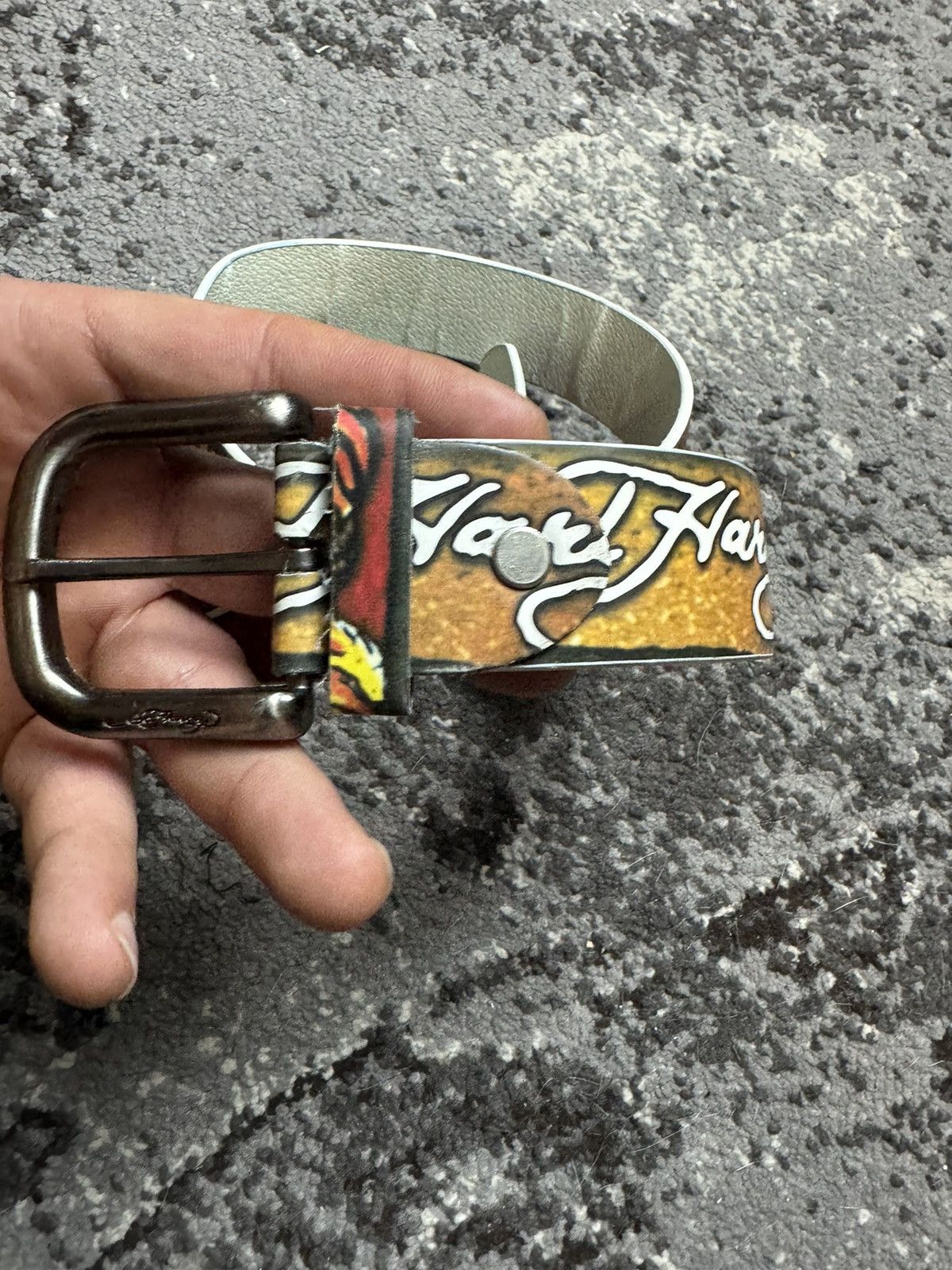 Ed Hardy × Japanese Brand × Vintage Vintage Y2K Ed Hardy Japanese Tiger Print Belts Size ONE SIZE - 2 Thumbnail