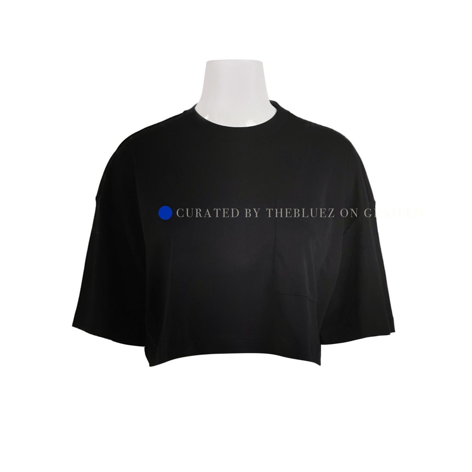 Prada Black Crew Neck Pocket T-Shirt in XS Size US XS / EU 42 / 0 - 1 Thumbnail