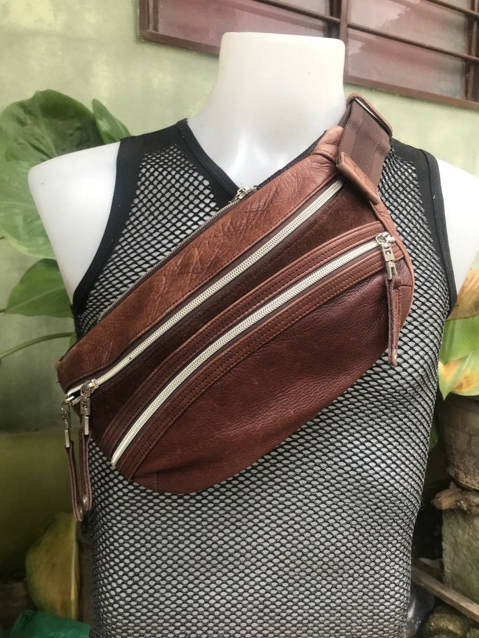 Leather × MasterPiece Master piece Leather Waistbag Size ONE SIZE - 1 Thumbnail