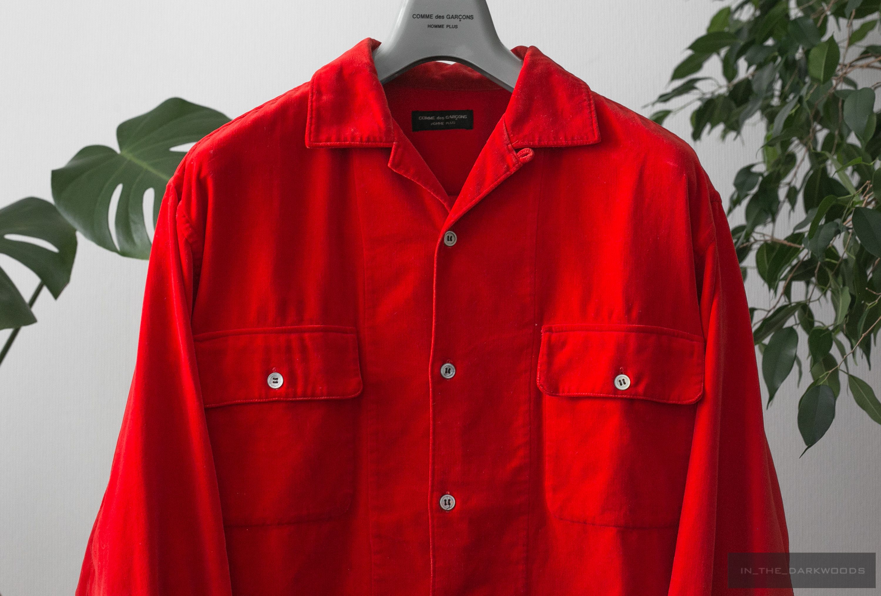 Comme des Garcons Homme Plus 1989AW cropped cotton velour shirt Size US S / EU 44-46 / 1 - 5 Thumbnail