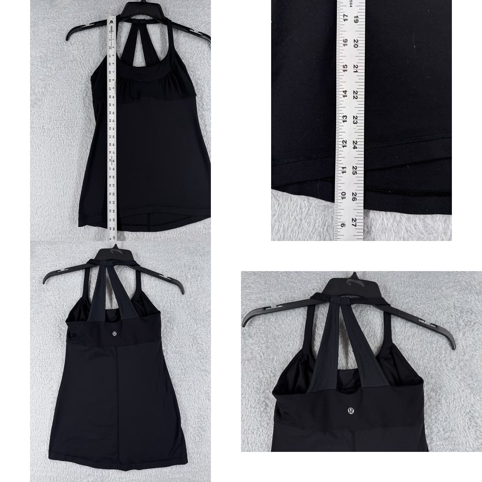 Lululemon Lululemon Shirt Women 6 Black Scoop Me Up Tank Luxtreme Built In Bra W1A33S Size M / US 6-8 / IT 42-44 - 8 Thumbnail
