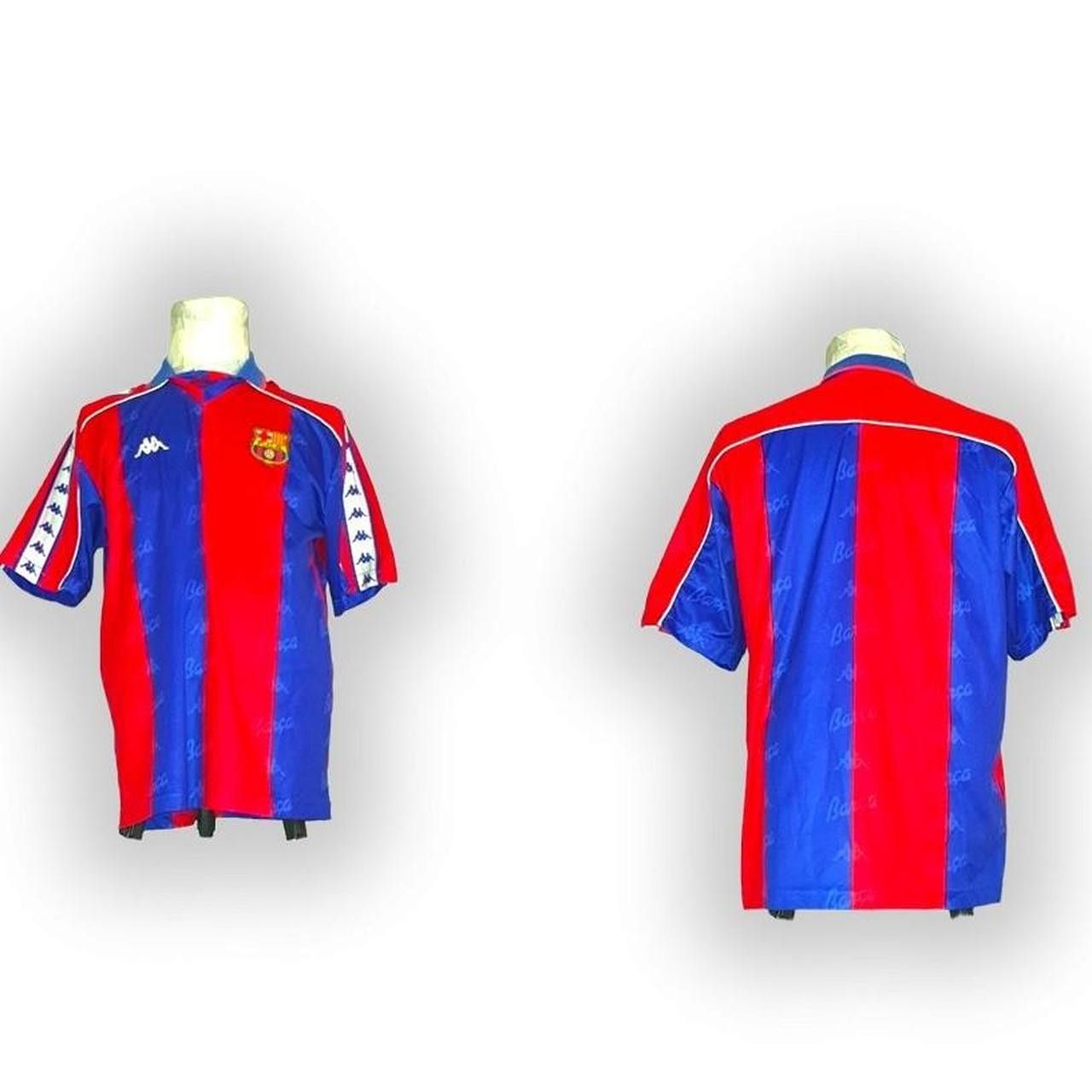 Kappa Fc Barcelona Spain 1992 1993 1994 1995 Shirt Jersey Size US S / EU 44-46 / 1 - 2 Thumbnail