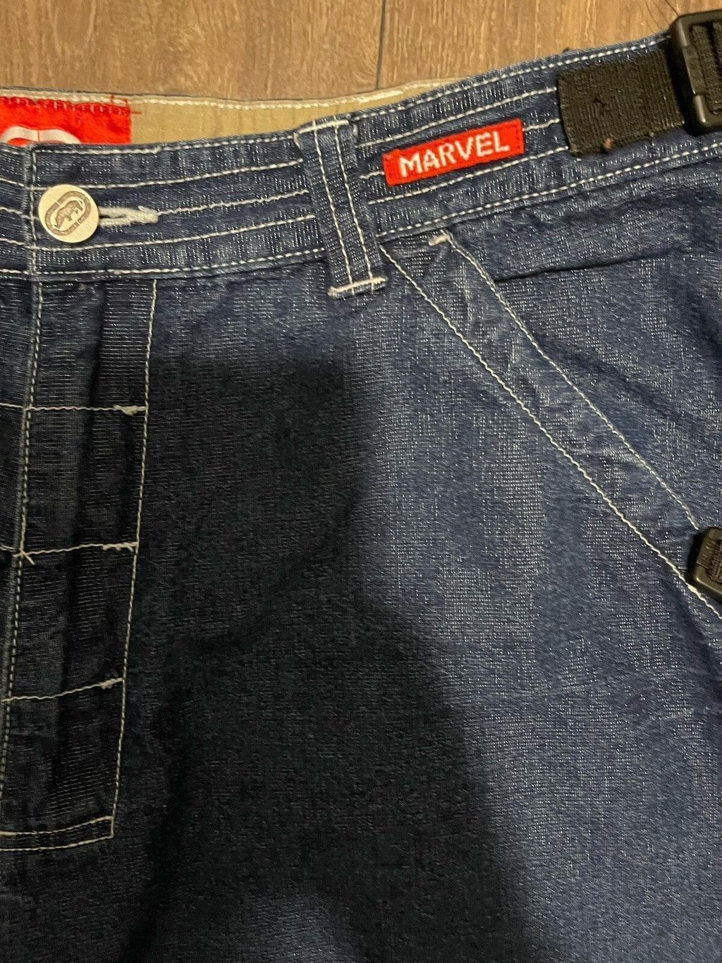 Ecko Unltd. Ecko unltd x marvel denim baggy jeans W/ buckles size 36 Size US 36 / EU 52 - 5 Thumbnail