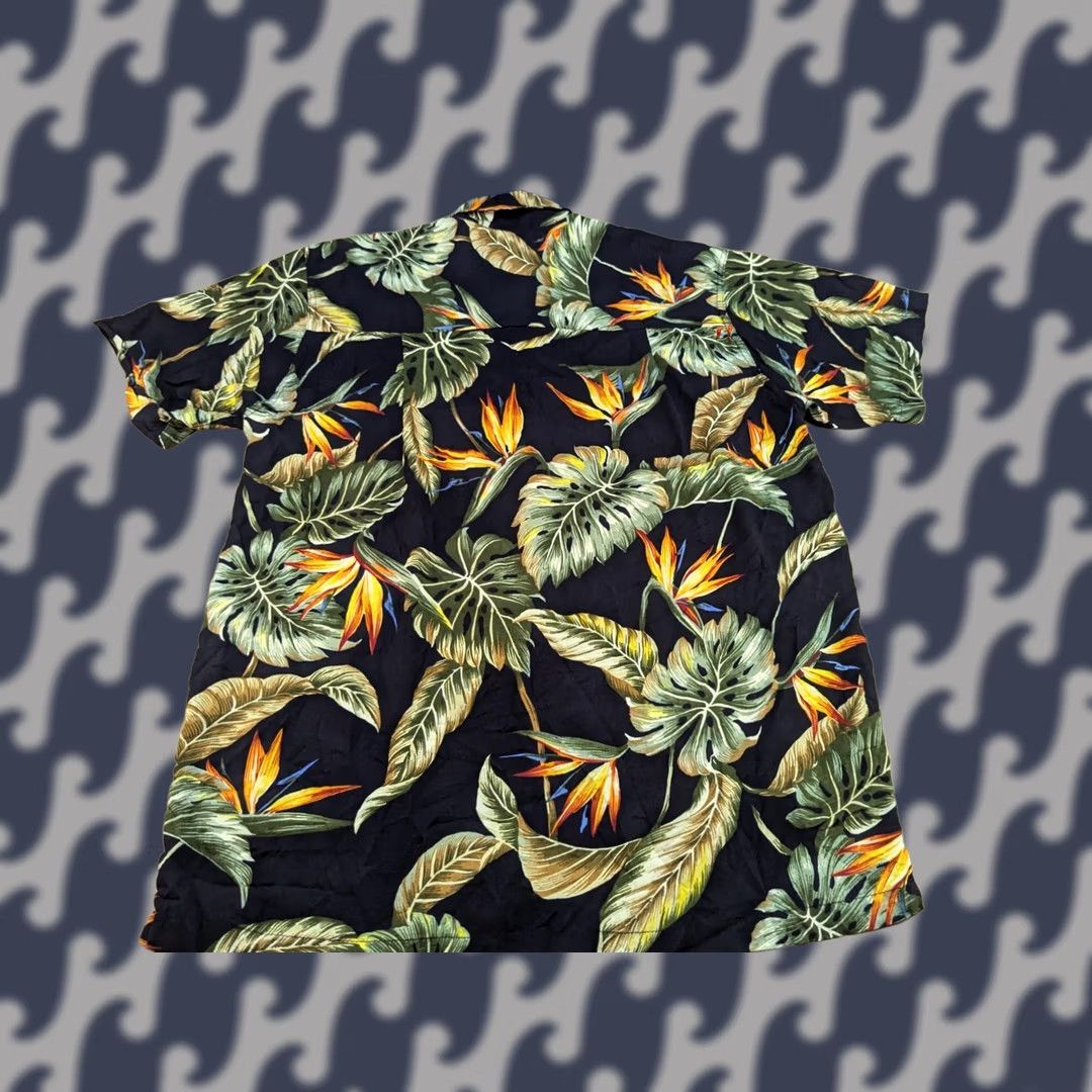 Gloverall Karmakula Mens Hawaiian Shirt Size 1 Floral Leaf All Over Print AOP Short Sleeve Shirt Mens Yellow Hawaiian 90s Theme Size US XS / EU 42 / 0 - 1 Thumbnail