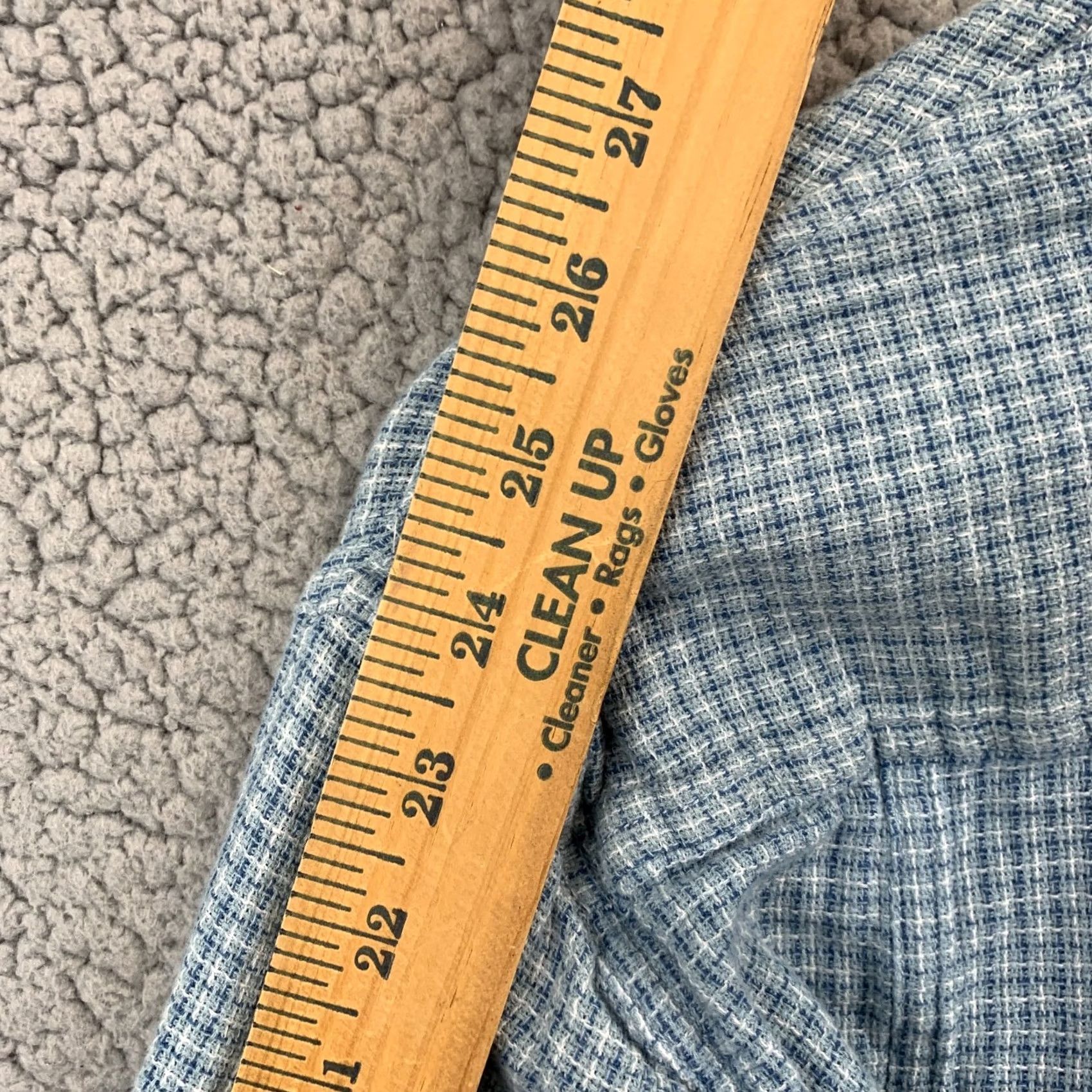 Corridor Corridor Mens XL Blue White Textured Plaid Button Down Shirt Size US XL / EU 56 / 4 - 8 Thumbnail