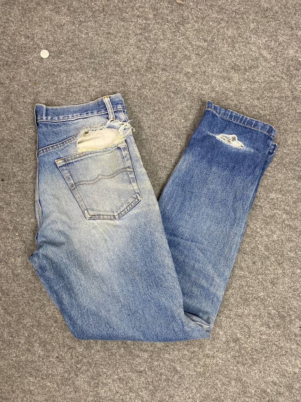 Japanese Brand japanese brand distressed denim nice design Size US 33 - 2 Thumbnail