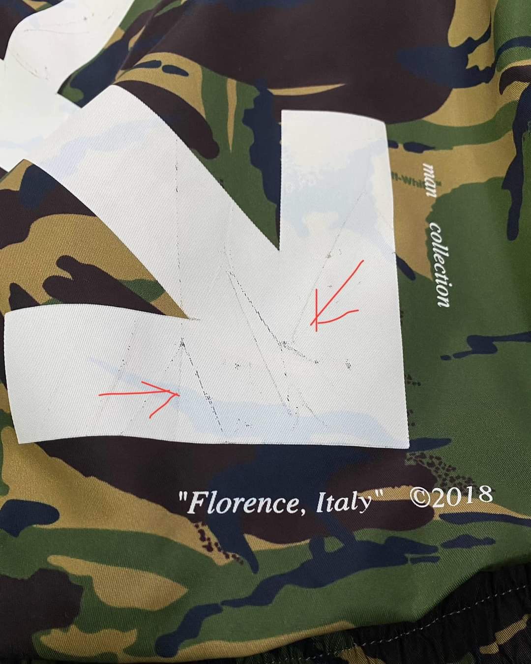 Off-White Off White Arrow Camo Polyamide Jacket 2018 Super Rare Size US XL / EU 56 / 4 - 13 Thumbnail