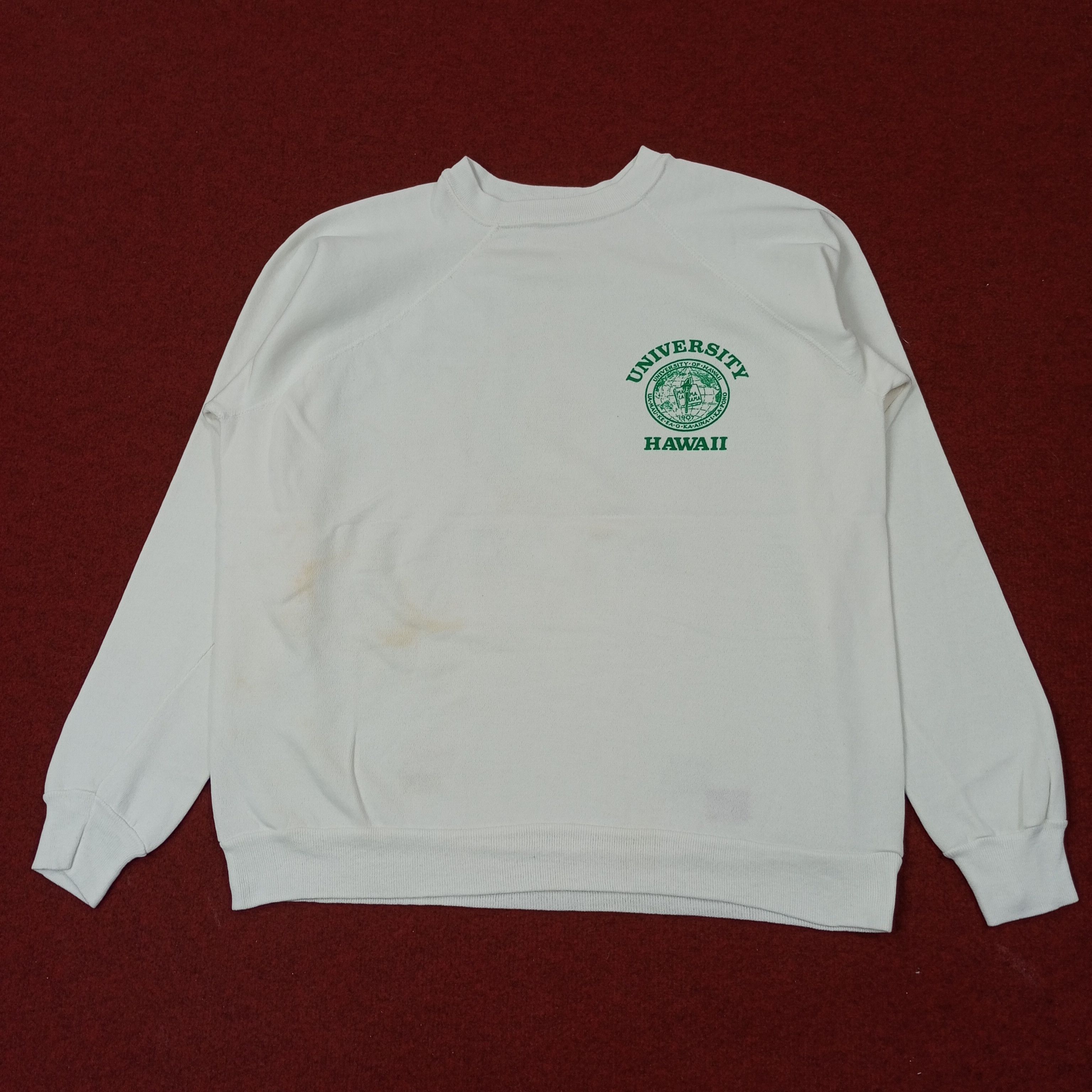 Vintage Vintage University Of Hawaii Logo Design Sweatshirt c245n2 Size US M / EU 48-50 / 2 - 3 Thumbnail