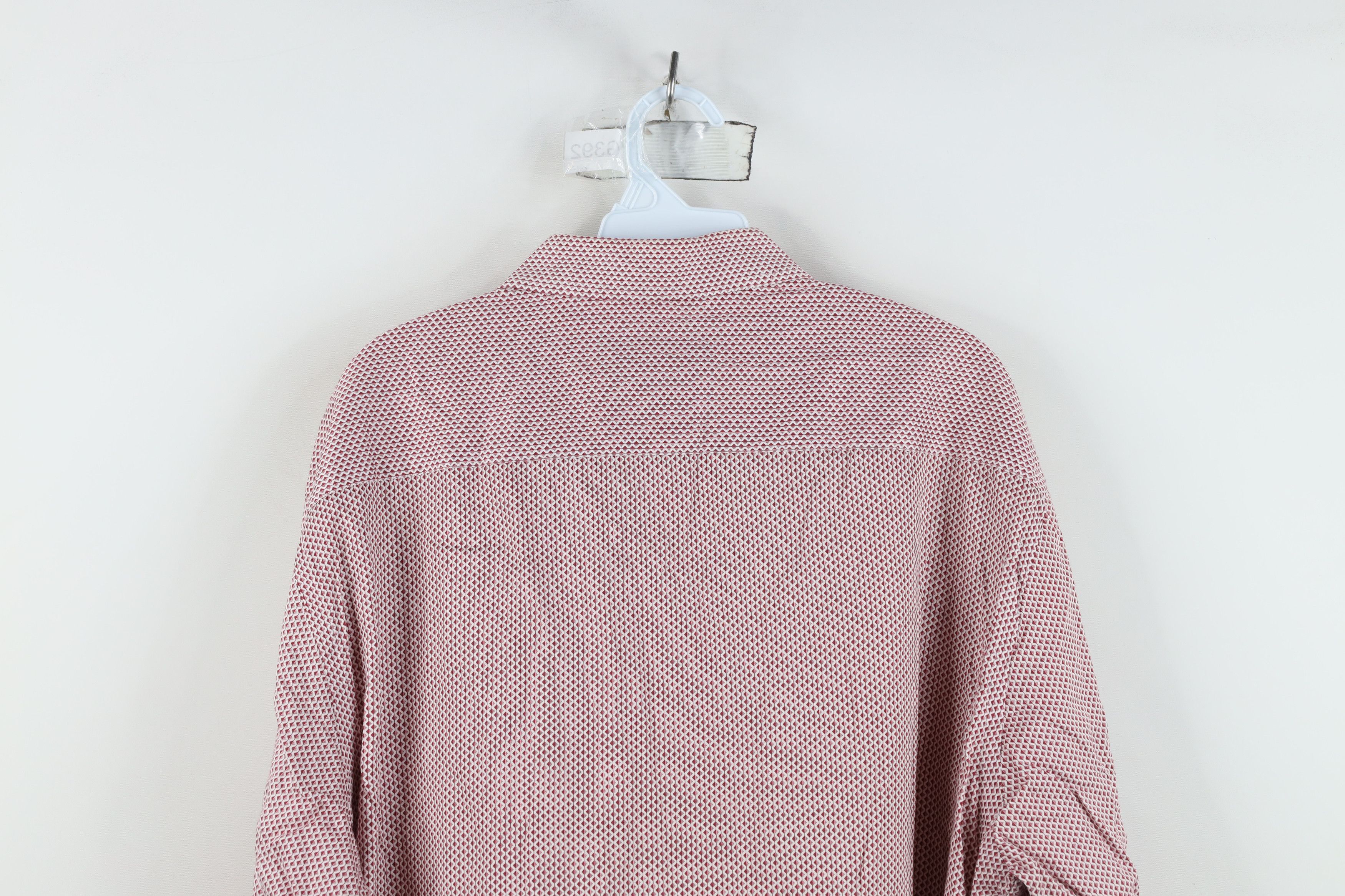 Johnston & Murphy Johnston & Murphy Cuff Diamond Collared Button Shirt Cotton Size US XL / EU 56 / 4 - 13 Thumbnail