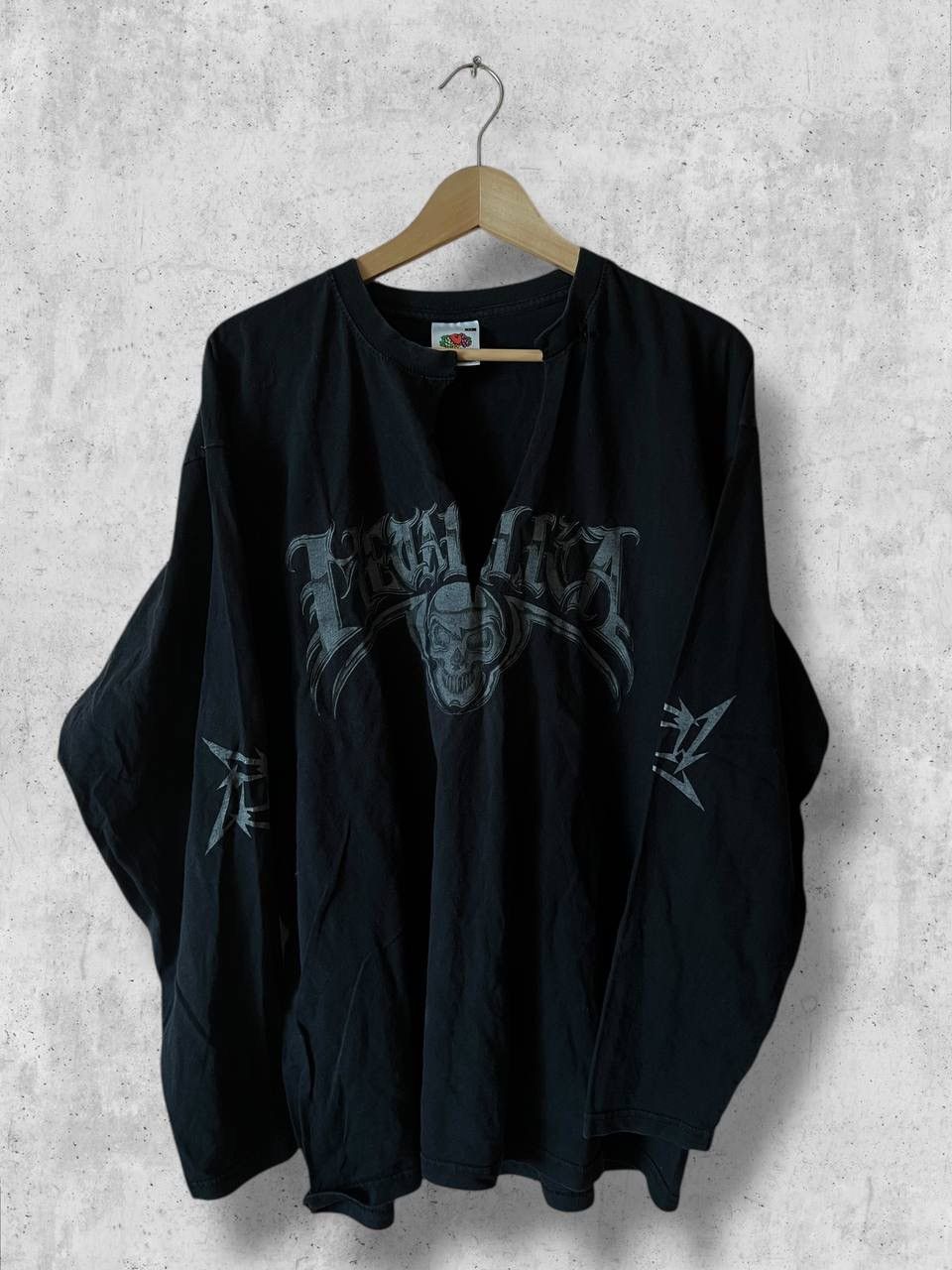 Metallica Metallica 90s Vintage ripped Distressed long sleeve band tee Size US XL / EU 56 / 4 - 1 Thumbnail