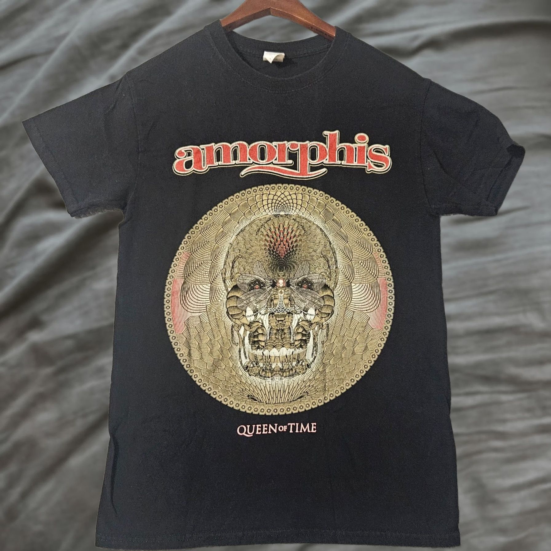 Gildan Amorphis Queen Of Time 2019 Tour Short Sleeve T Shirt Size Small Black Mens S Gildan Shirt Size US S / EU 44-46 / 1 - 1 Thumbnail