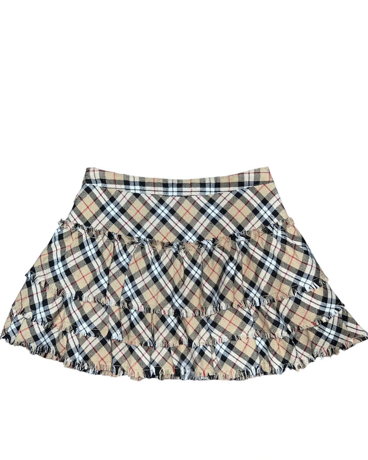 Burberry Japanese tartan layered skirt 🎀💖 Size 26" / US 2 / IT 38 - 2 Thumbnail
