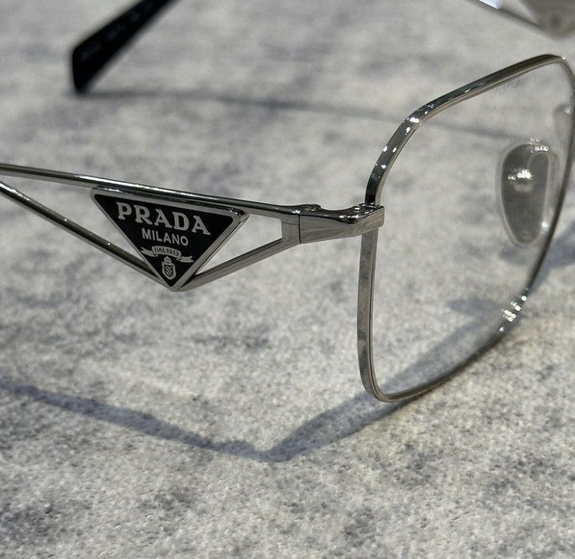 Prada PRADA A51V 1BC1O1 Eyeglasses Size ONE SIZE - 3 Thumbnail
