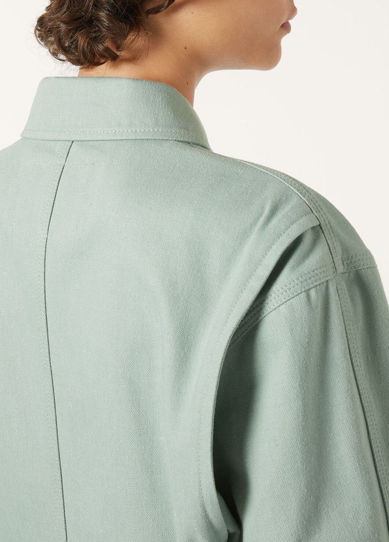 Loro Piana o1srvl11e0526 FAP1327 Bekky Jacket in Light Green Size XS / US 0-2 / IT 36-38 - 3 Thumbnail