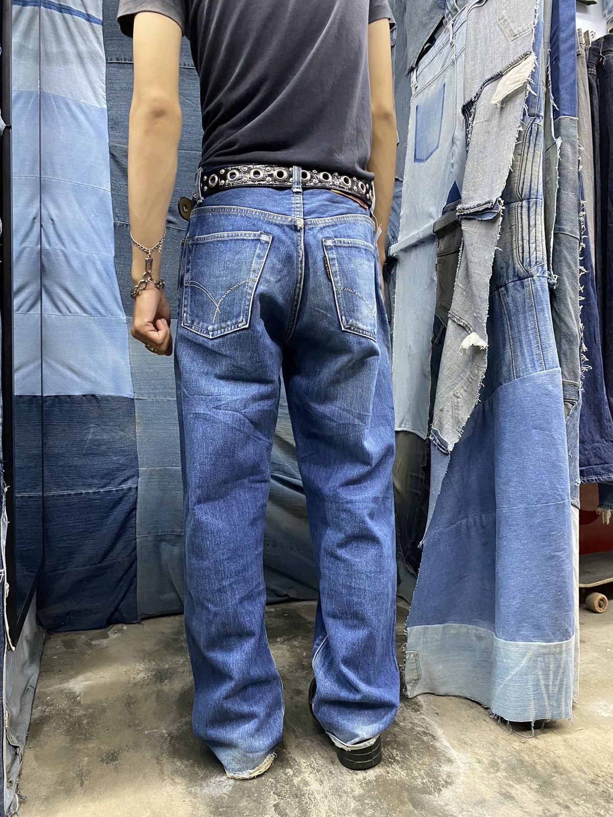 Evisu selvedge jeans iron H.R market japanese brand Size US 30 / EU 46 - 17 Thumbnail