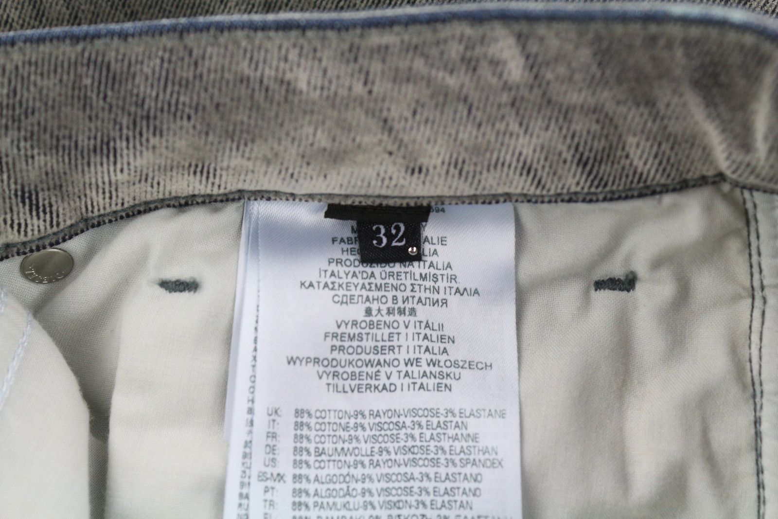 Diesel D-REKIV-Z 09D02 W32/L34 Regular Washed Jeans 40933 Size US 32 / EU 48 - 7 Thumbnail