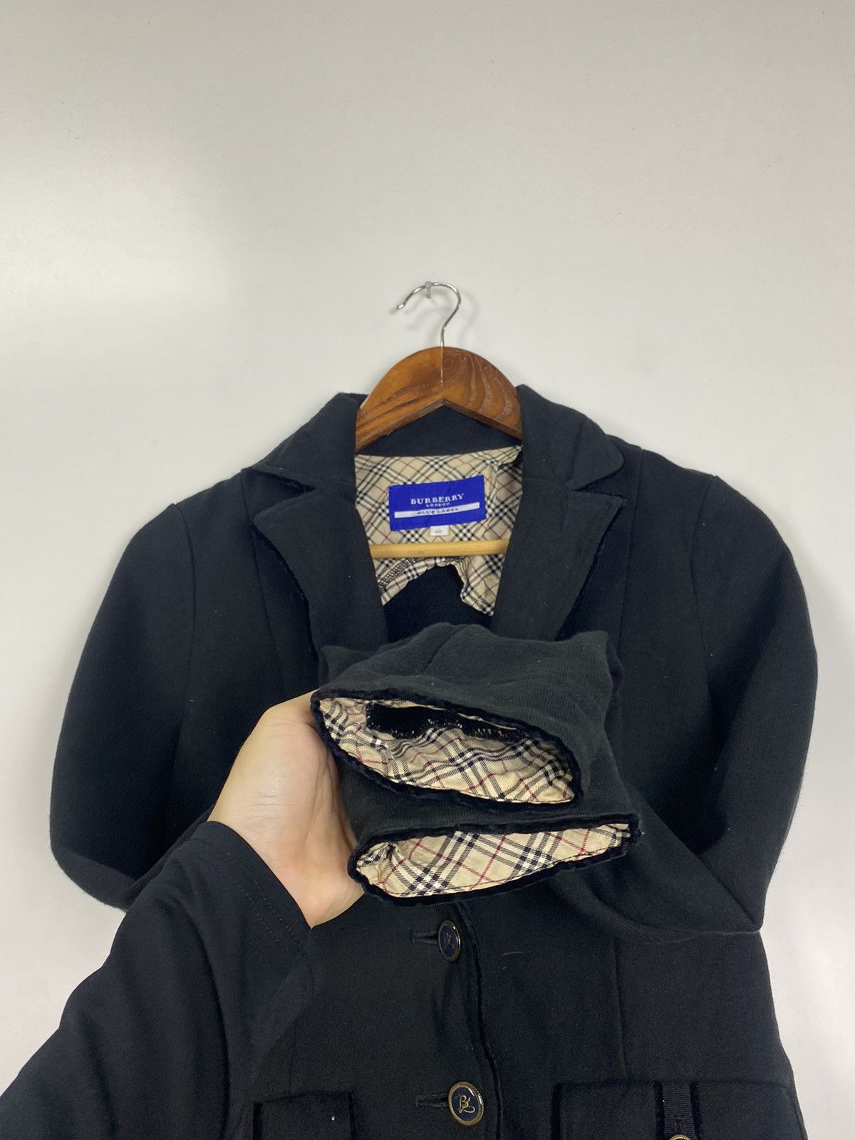 Burberry × Designer Burberry London crop jacket Size US S / EU 44-46 / 1 - 7 Thumbnail