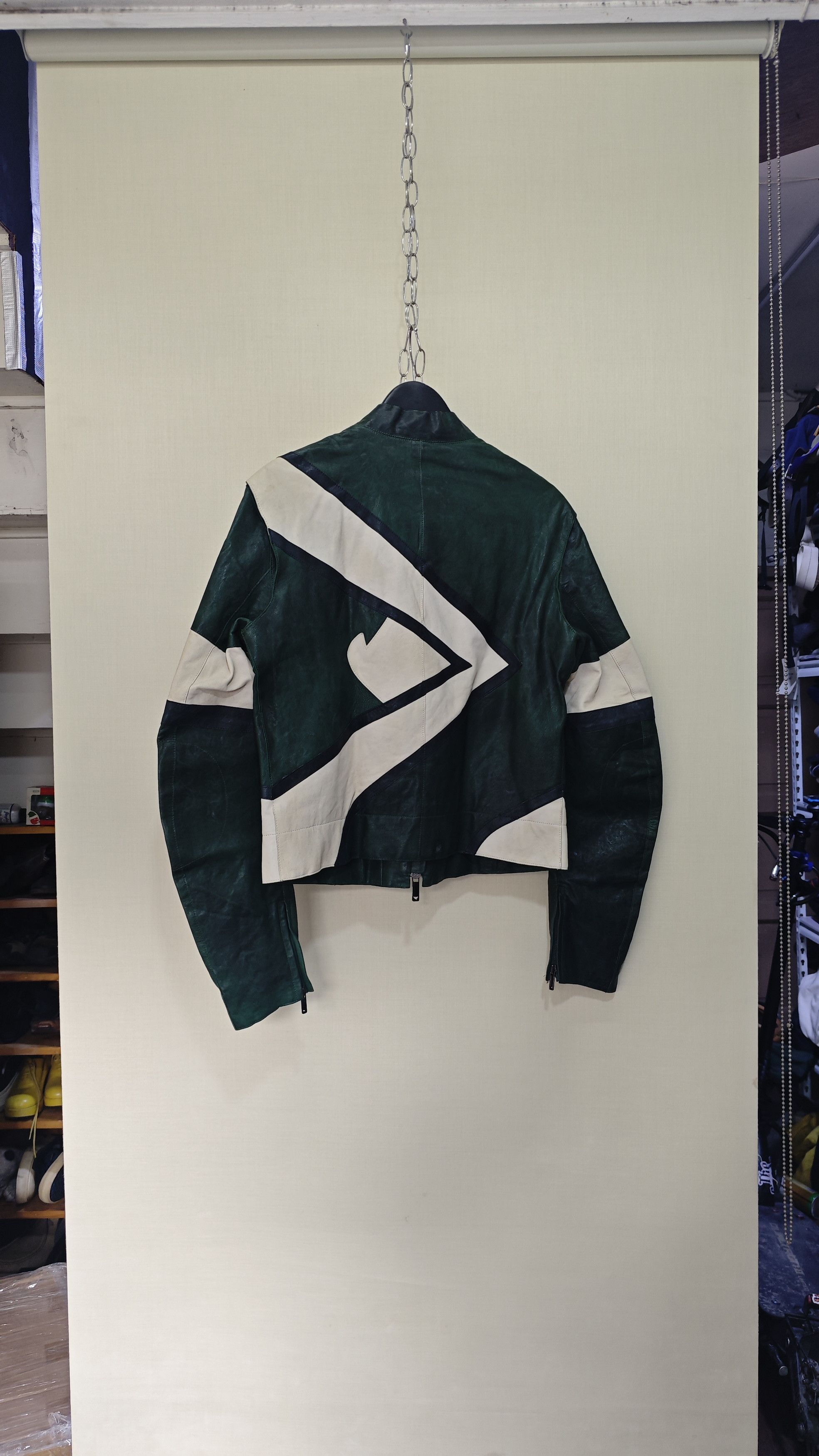 Emporio Armani × Giorgio Armani Spring/Summer 2005 Girogio Armani Archival Leather Jacket Size US M / EU 48-50 / 2 - 4 Thumbnail