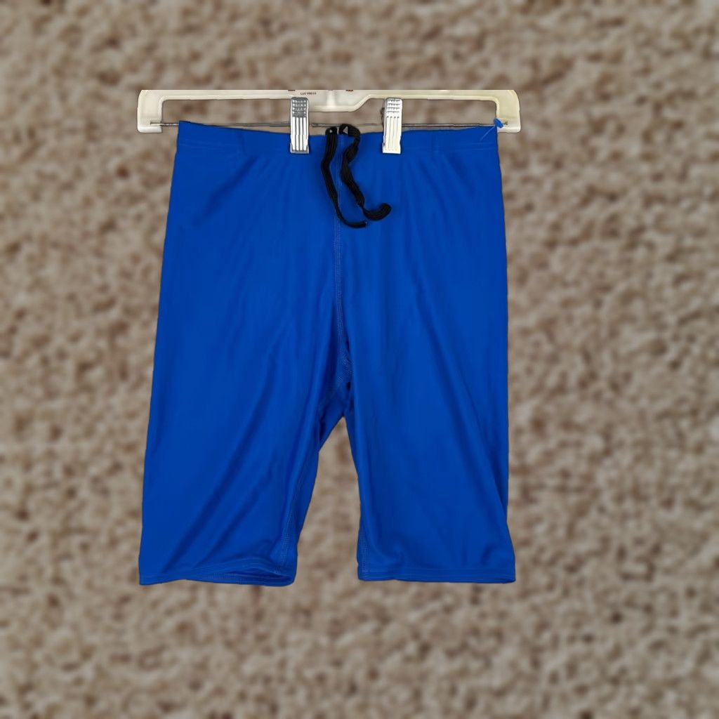 Vintage iSwim Jammer Shorts Adult 30 Blue Compression Spandex Blend Polyester Size US 30 / EU 46 - 1 Thumbnail