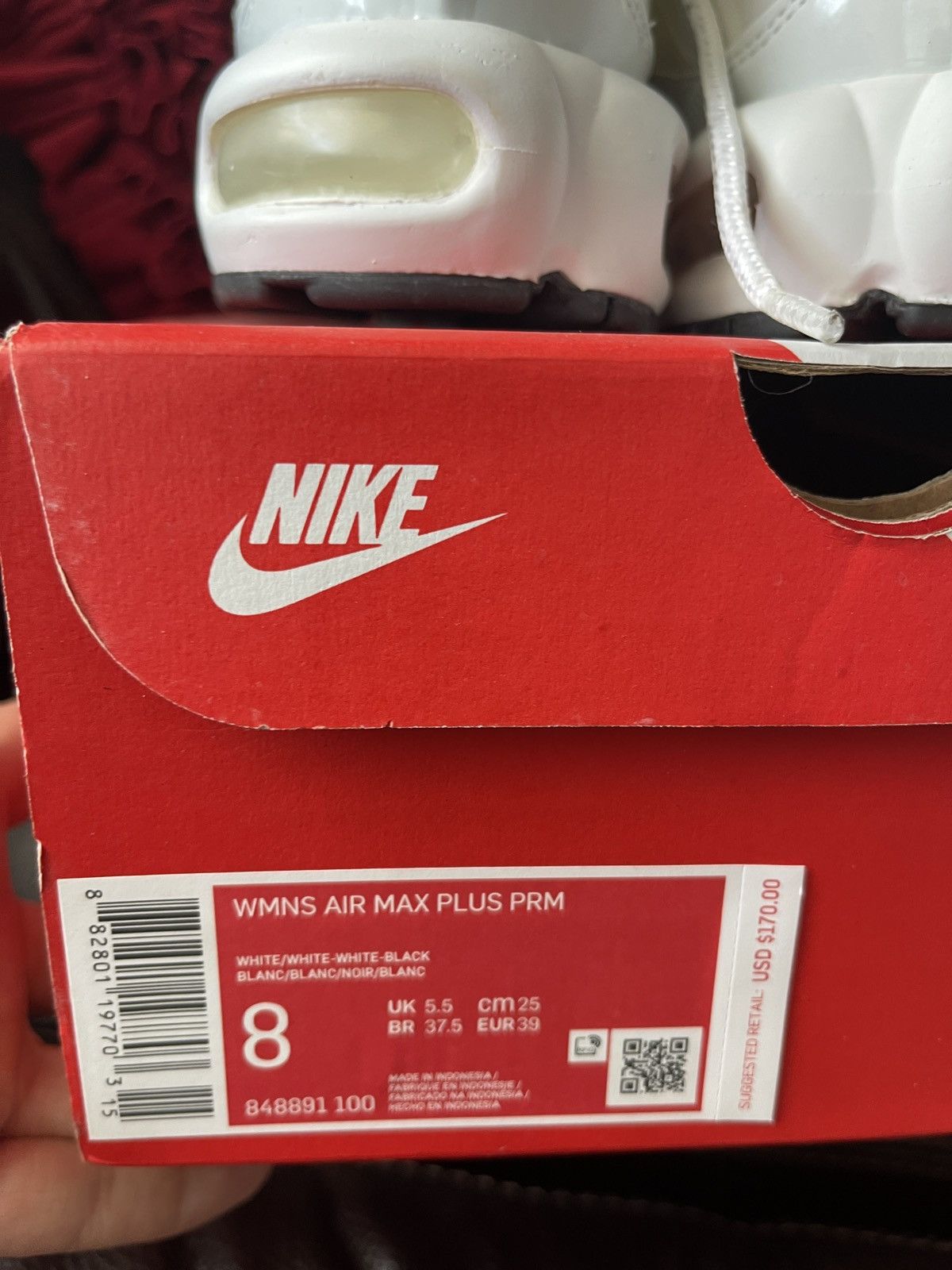 Nike NIX women’s air max plus PRM shoes size 8 Size US 8 / IT 38 - 3 Thumbnail