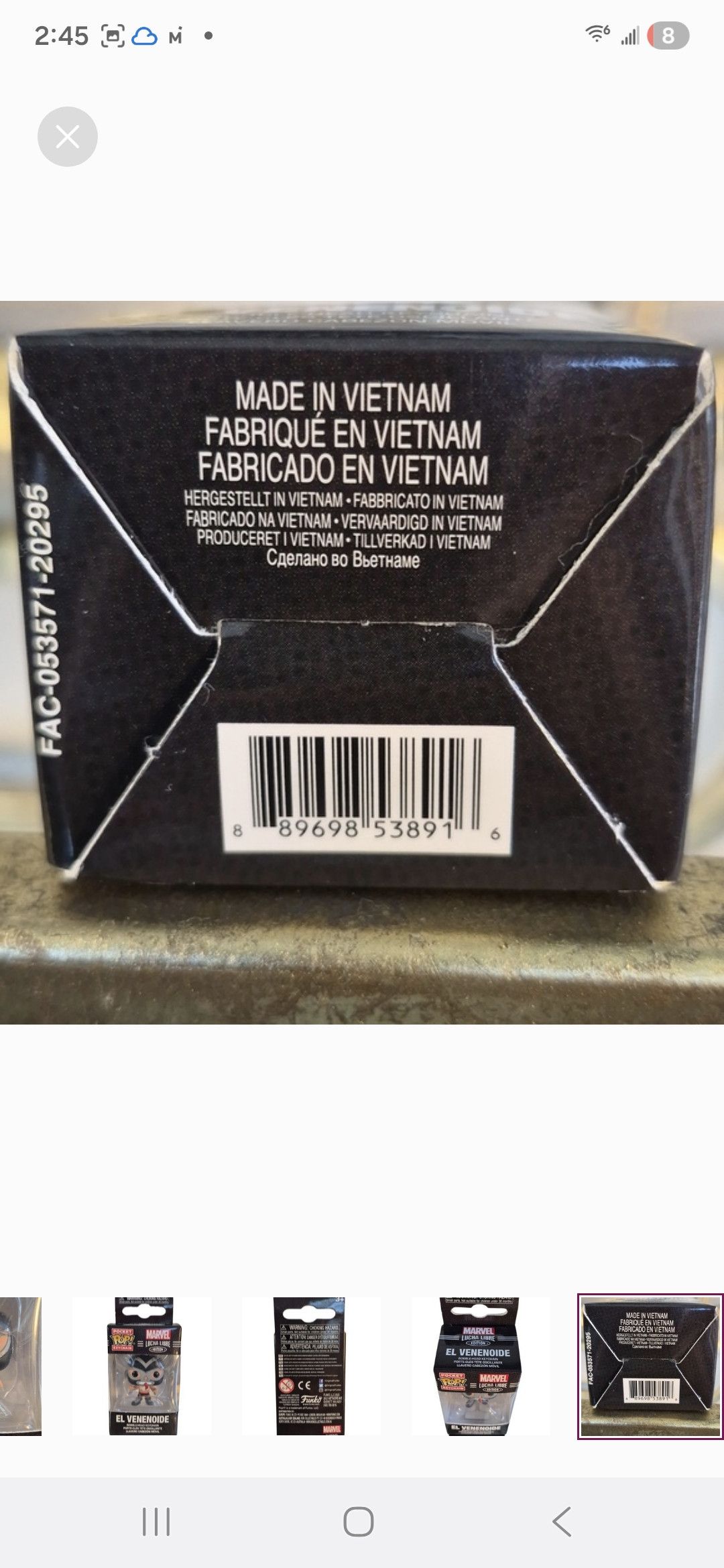 Other Funko × Marvel-EL VENENOIDE POP Edition Keychain Size ONE SIZE - 5 Thumbnail