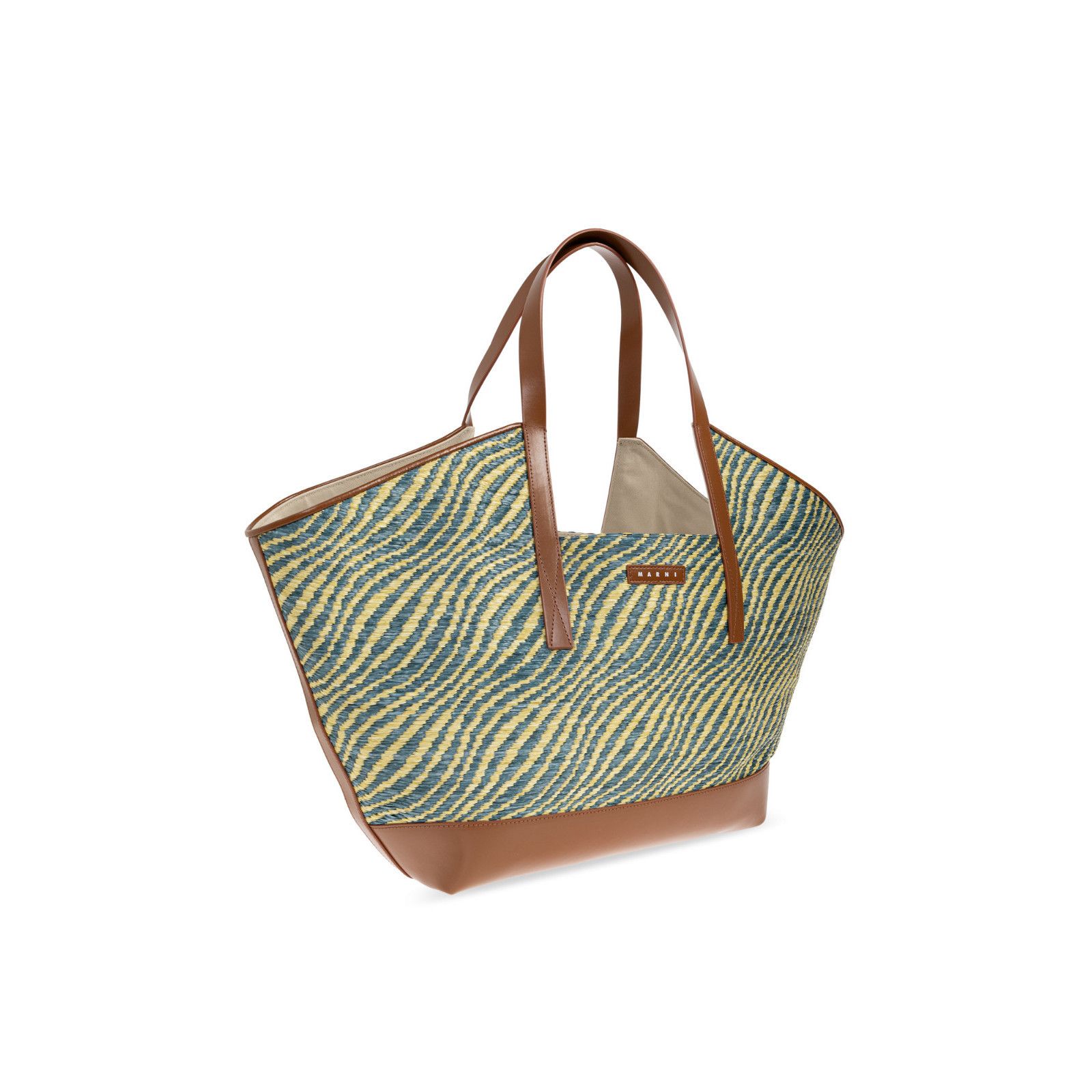 Marni MARNI Waves Brown Tote Bag New Size ONE SIZE - 3 Thumbnail