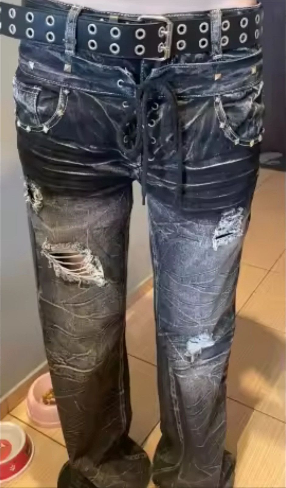 Other Mretro double waisted jeans Size US 34 / EU 50 - 7 Thumbnail