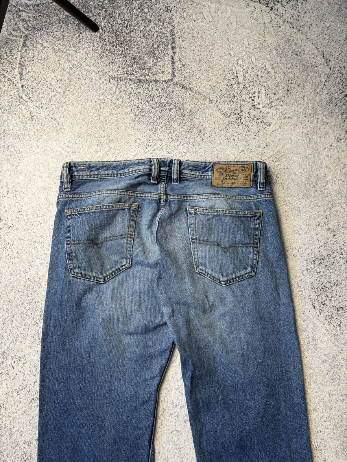 Diesel Men's Vintage Diesel Industry Distressed Faded Jeans Size 32 Size US 32 / EU 48 - 2 Thumbnail