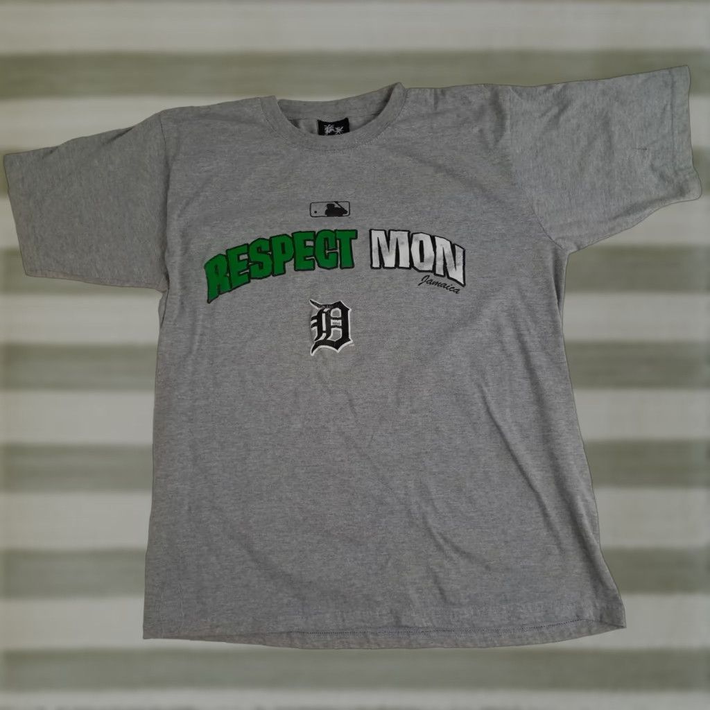 X-LARGE VINTAGE Detroit Tigers T-Shirt Unisex Adults XL Gray 2007 Short Sleeve Tigers Baseball Janaica Resect Mon X-Large Grey Size US XL / EU 56 / 4 - 1 Thumbnail