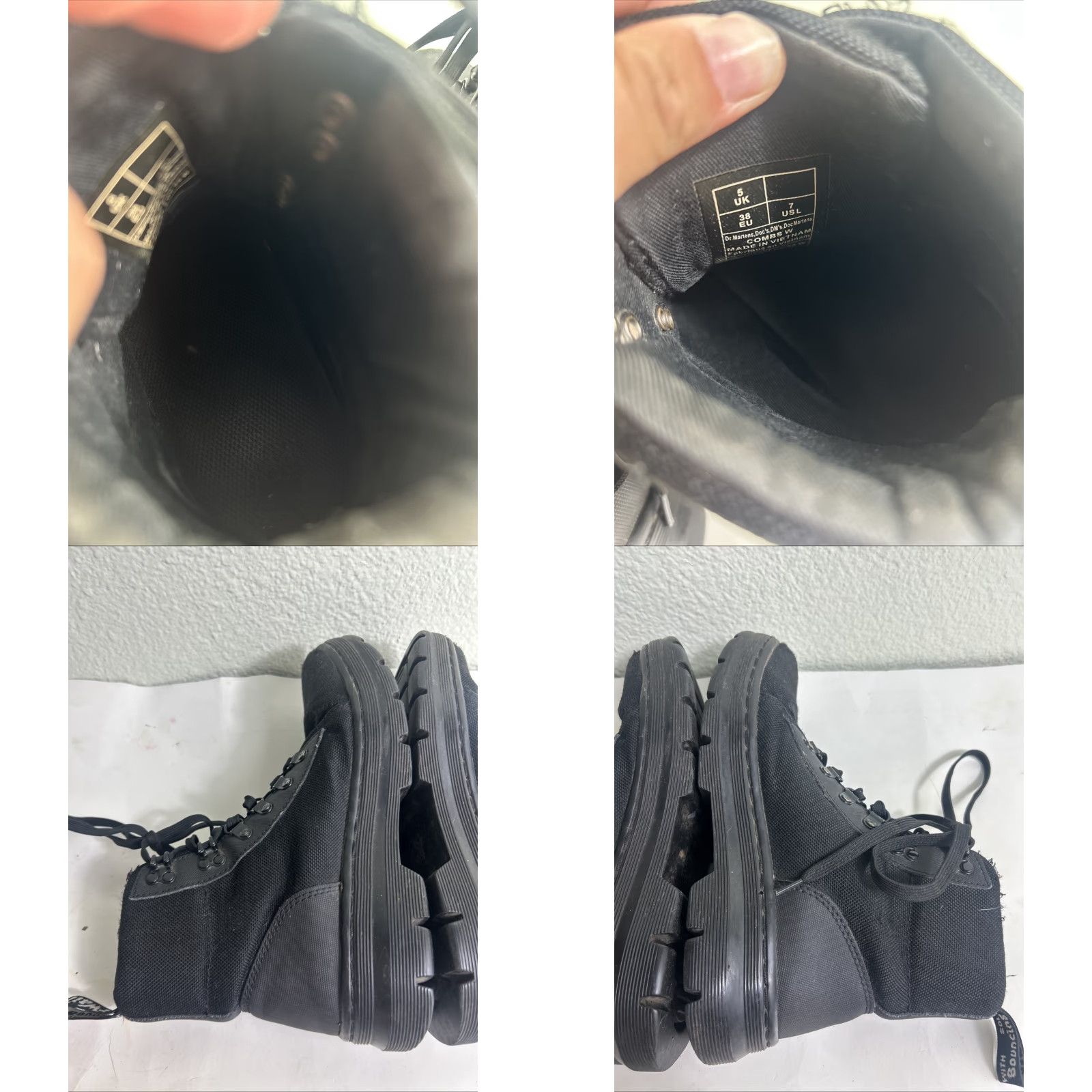 Dr. Martens Dr Martens Combs W Poly Combat Boots Womens Shoes Size 7 Black High Top Docs Style Combat Boots Mens? Womens? 7 Size S / US 4 / IT 40 - 10 Thumbnail