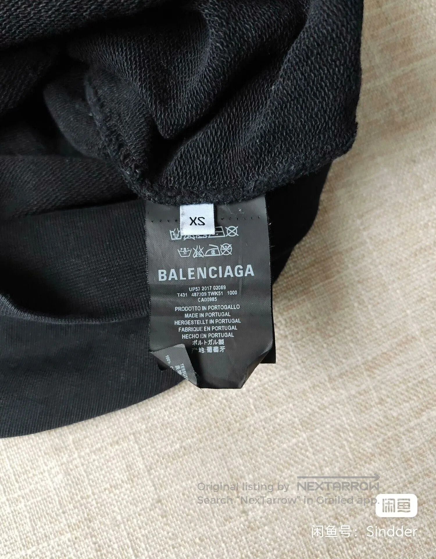 Balenciaga Balenciaga Sinners Logo Embroidered Hoodie. Size US XS / EU 42 / 0 - 5 Thumbnail