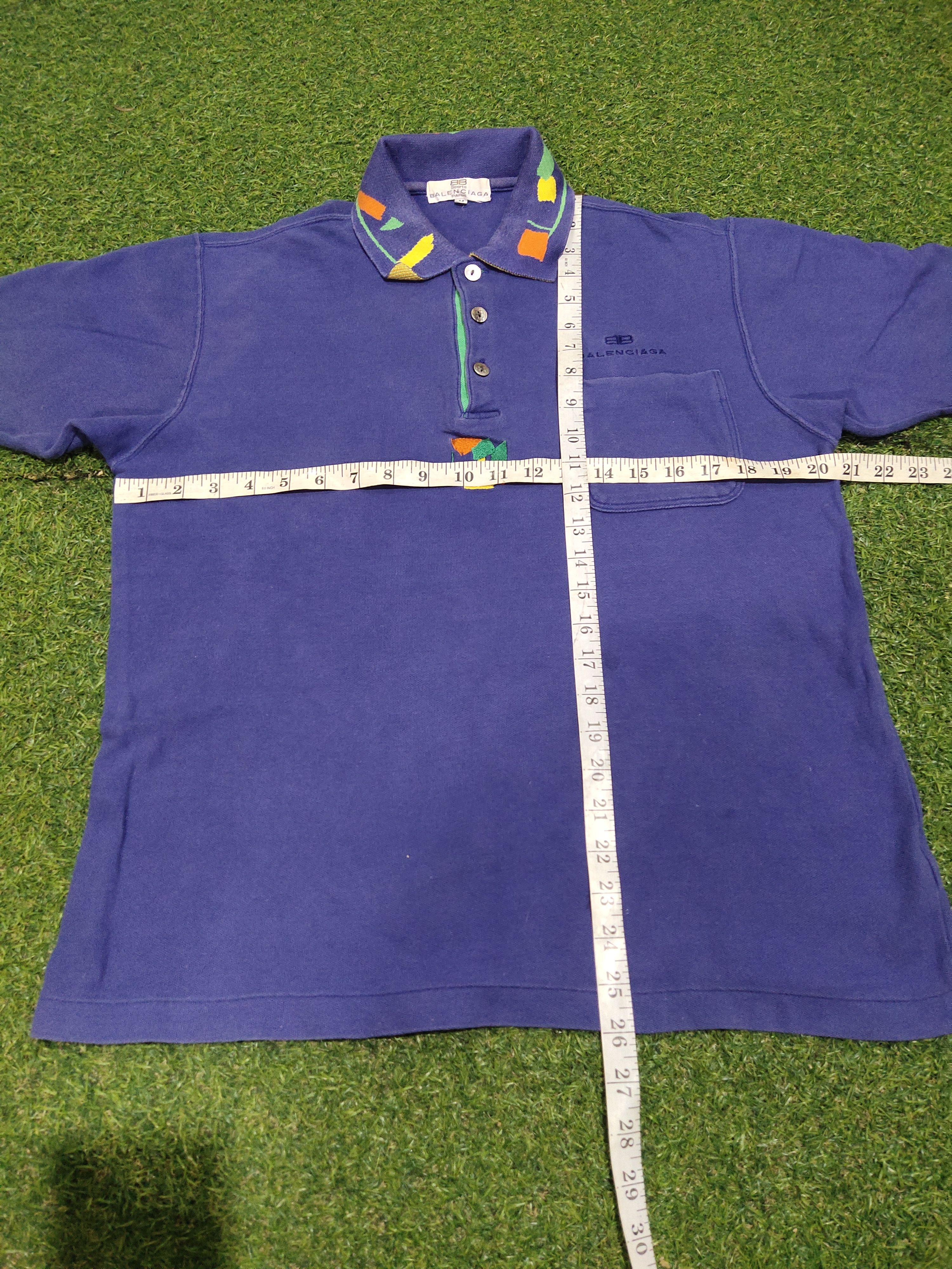Balenciaga × Vintage Vintage Balenciaga Paris Sport Polo Tee Size US M / EU 48-50 / 2 - 6 Thumbnail