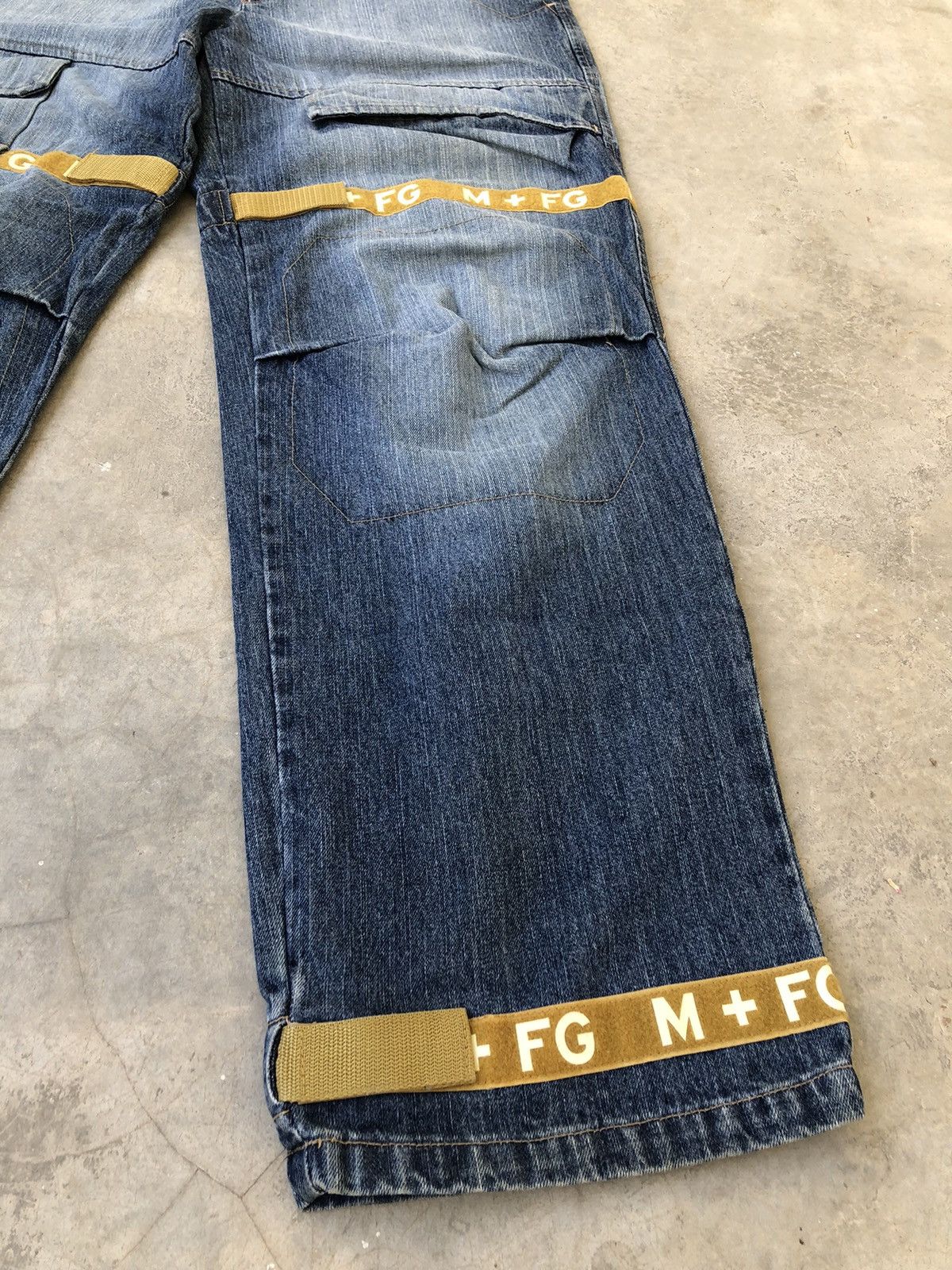 Marithe + Francois Girbaud Le Jean Marithe Francois Gurbaud Y2k M+FG Strap Baggy Denim Size US 34 / EU 50 - 3 Thumbnail